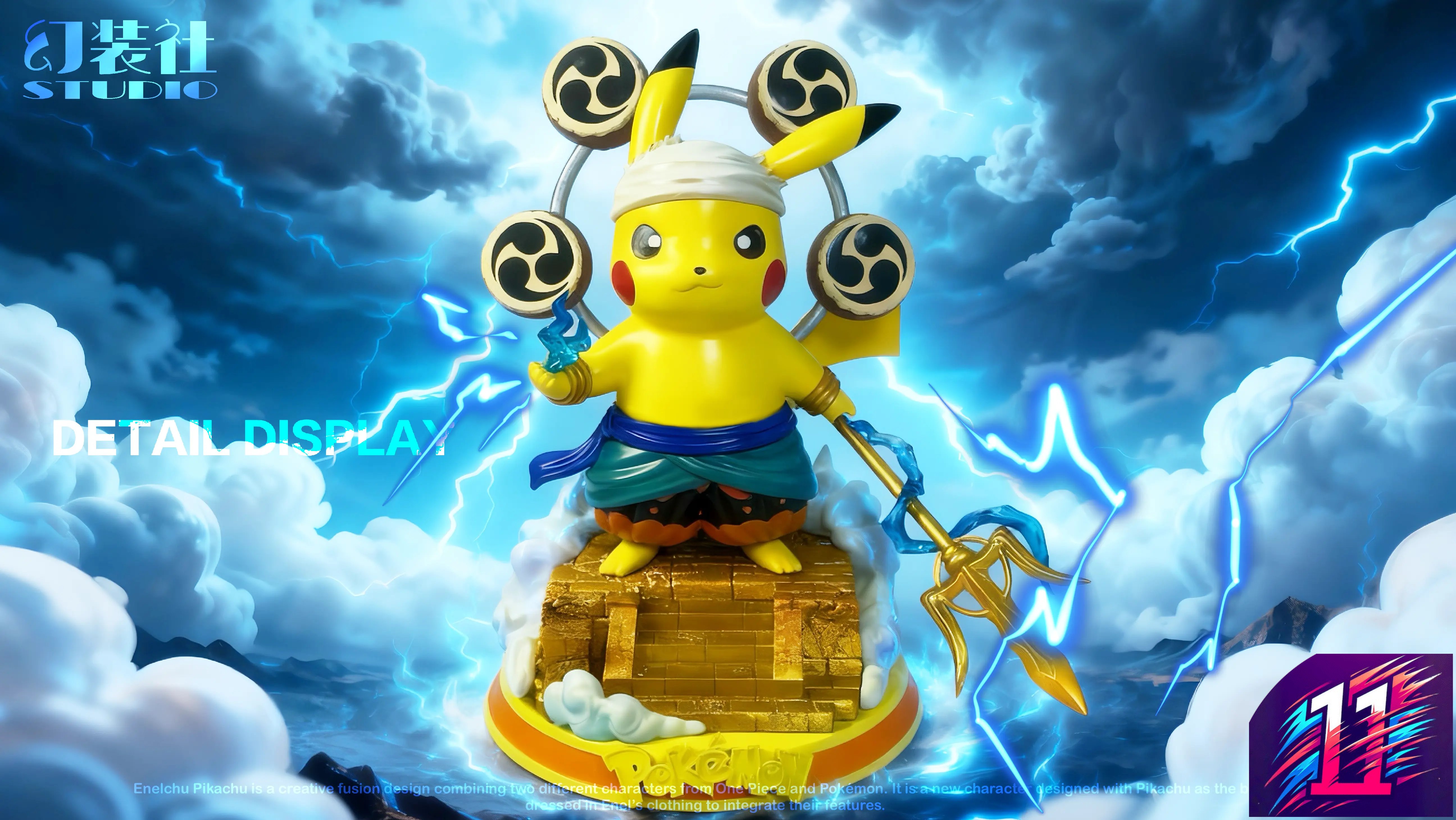 Huan Zhuang She Studio - Pikachu Cosplay One Piece Enel Pokémon