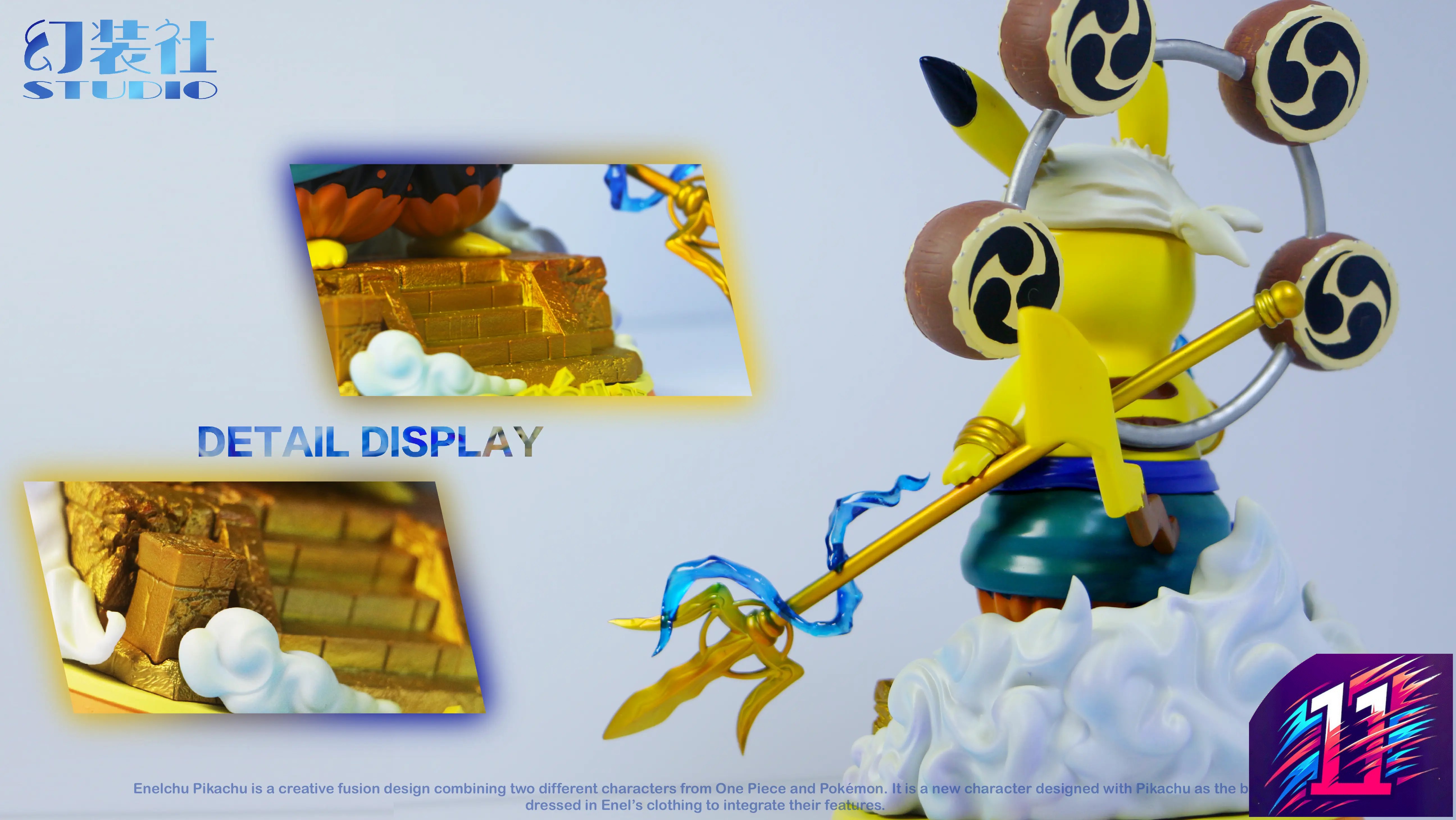 Huan Zhuang She Studio - Pikachu Cosplay One Piece Enel Pokémon