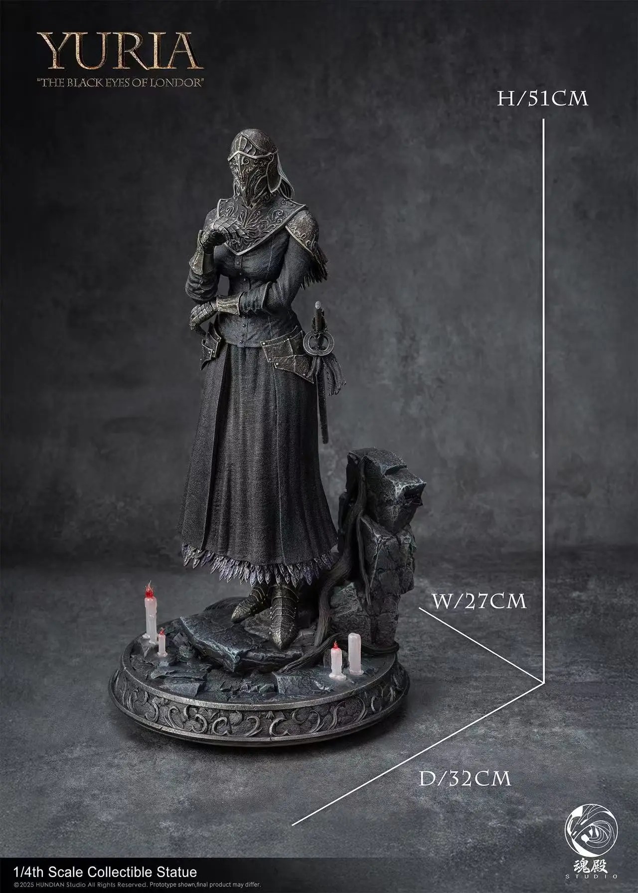 HunDian Studio - Dark Souls Series: Yuria of Londor