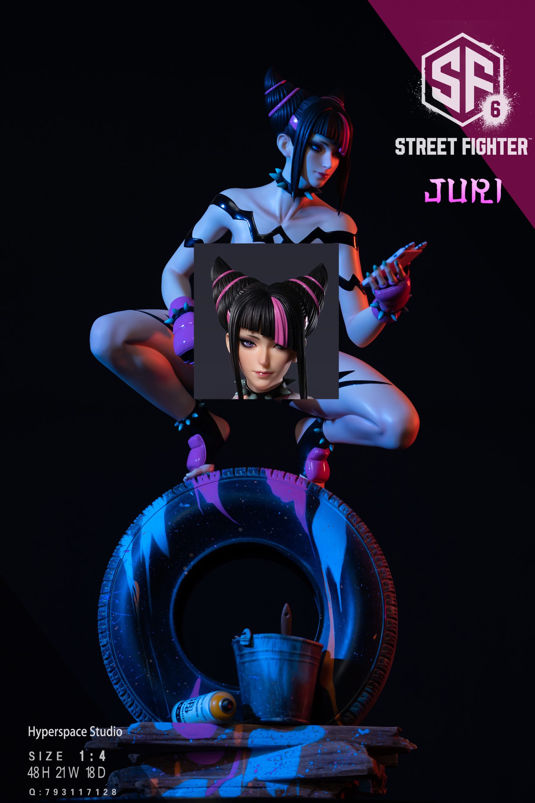 juriページ Street Fighter 6 Juri Revoltech Amazing Yamaguchi Action Figure
