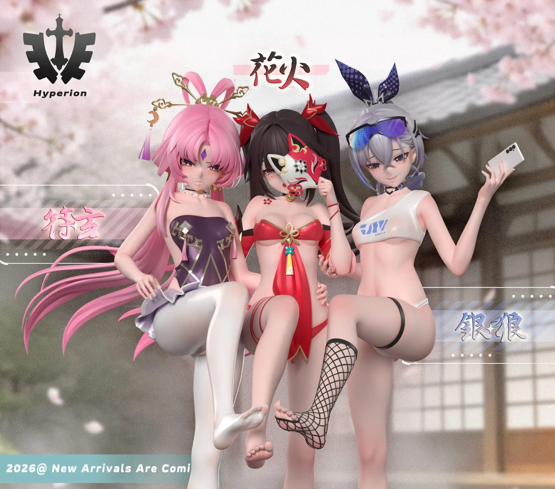 Hyperion Studio - Fu Xuan X Sparkle X Silver Wolf Honkai: Star Rail
