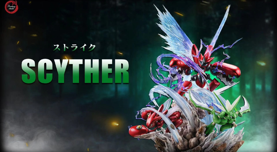 In-stock Fantasy Studio – Pokémon Scyther, Scizor, MEGA Scizor