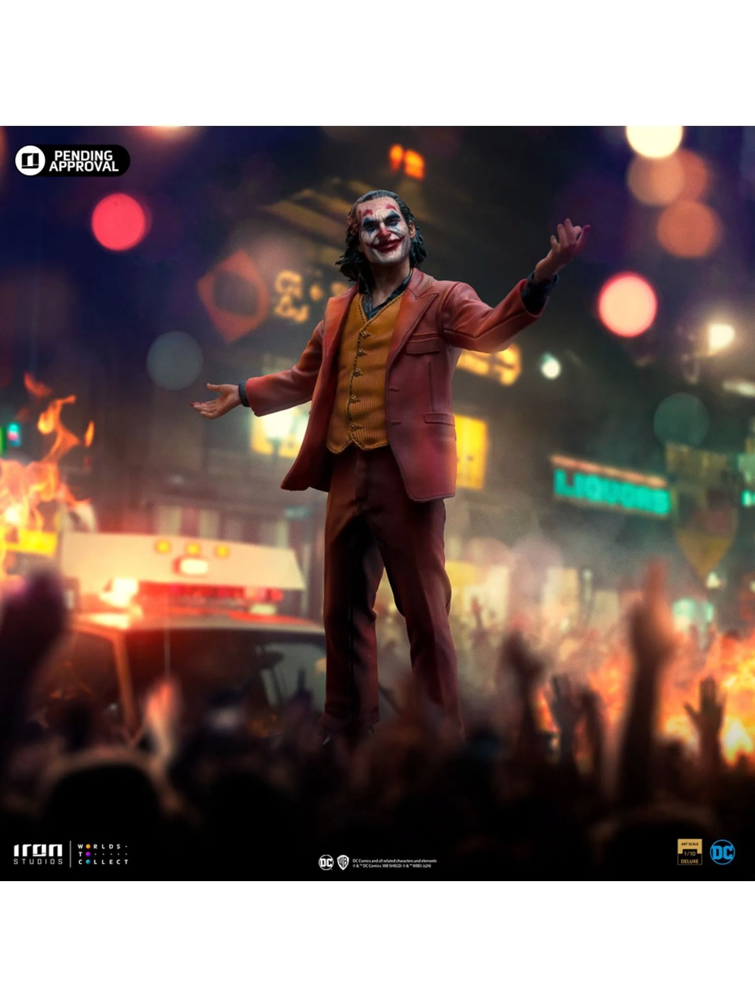 IRON Studio - Deluxe Art Scale 1/10 Arthur Fleck Joker
