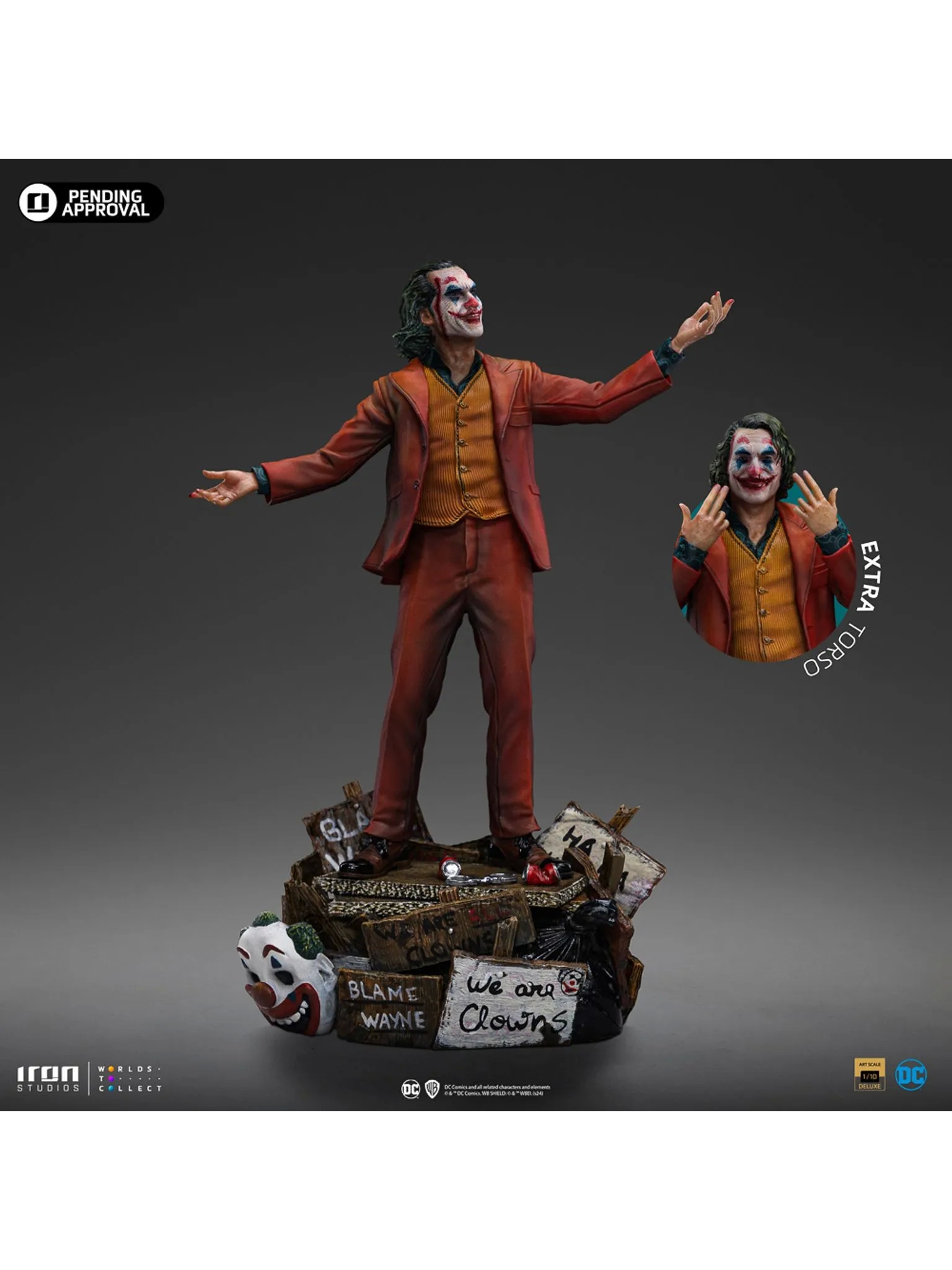 IRON Studio - Deluxe Art Scale 1/10 Arthur Fleck Joker