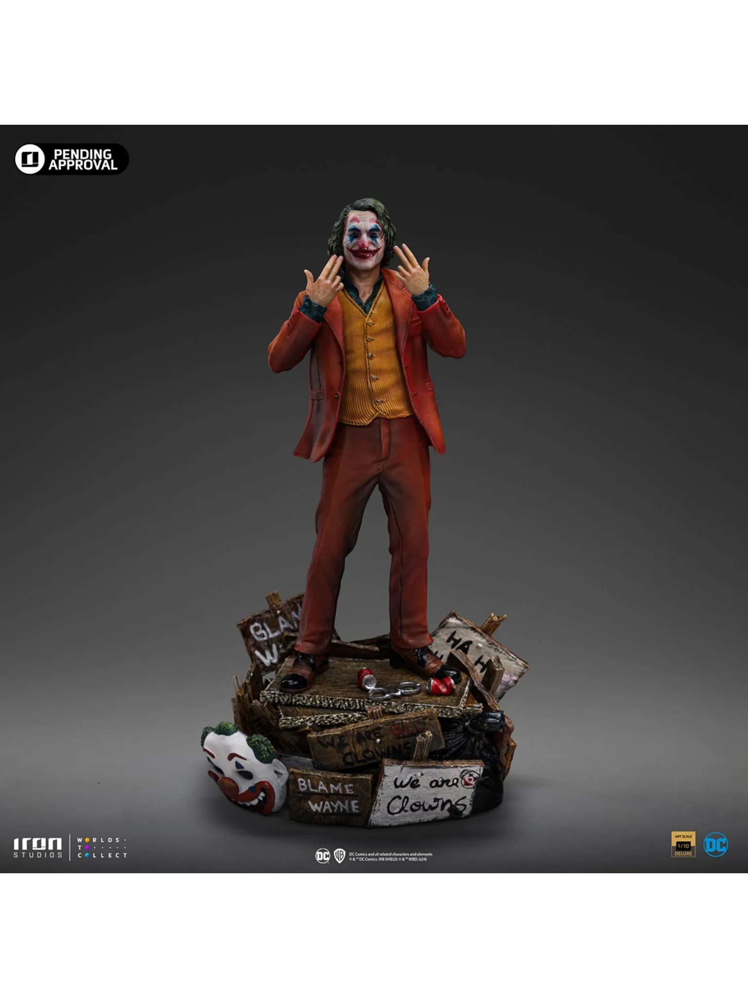 IRON Studio - Deluxe Art Scale 1/10 Arthur Fleck Joker