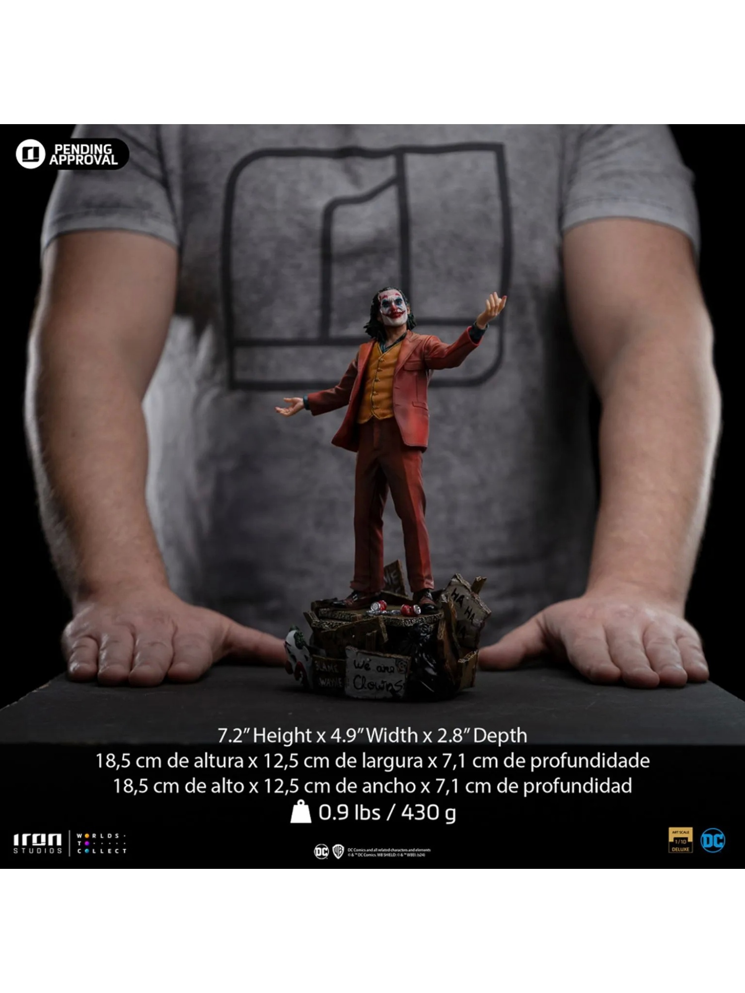 IRON Studio - Deluxe Art Scale 1/10 Arthur Fleck Joker