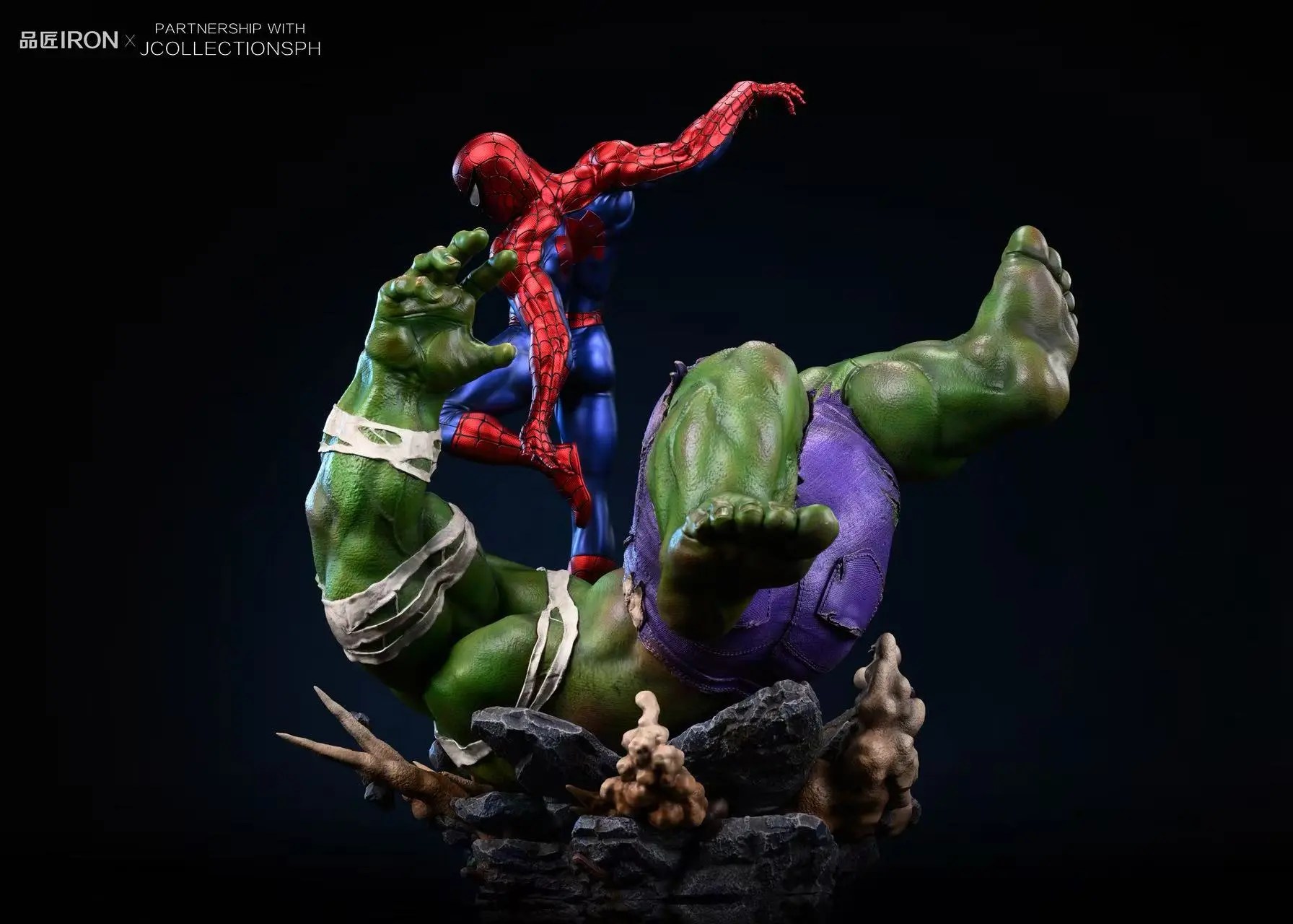 IRON Studio - Marvel MQ065 Spider Man vs Hulk
