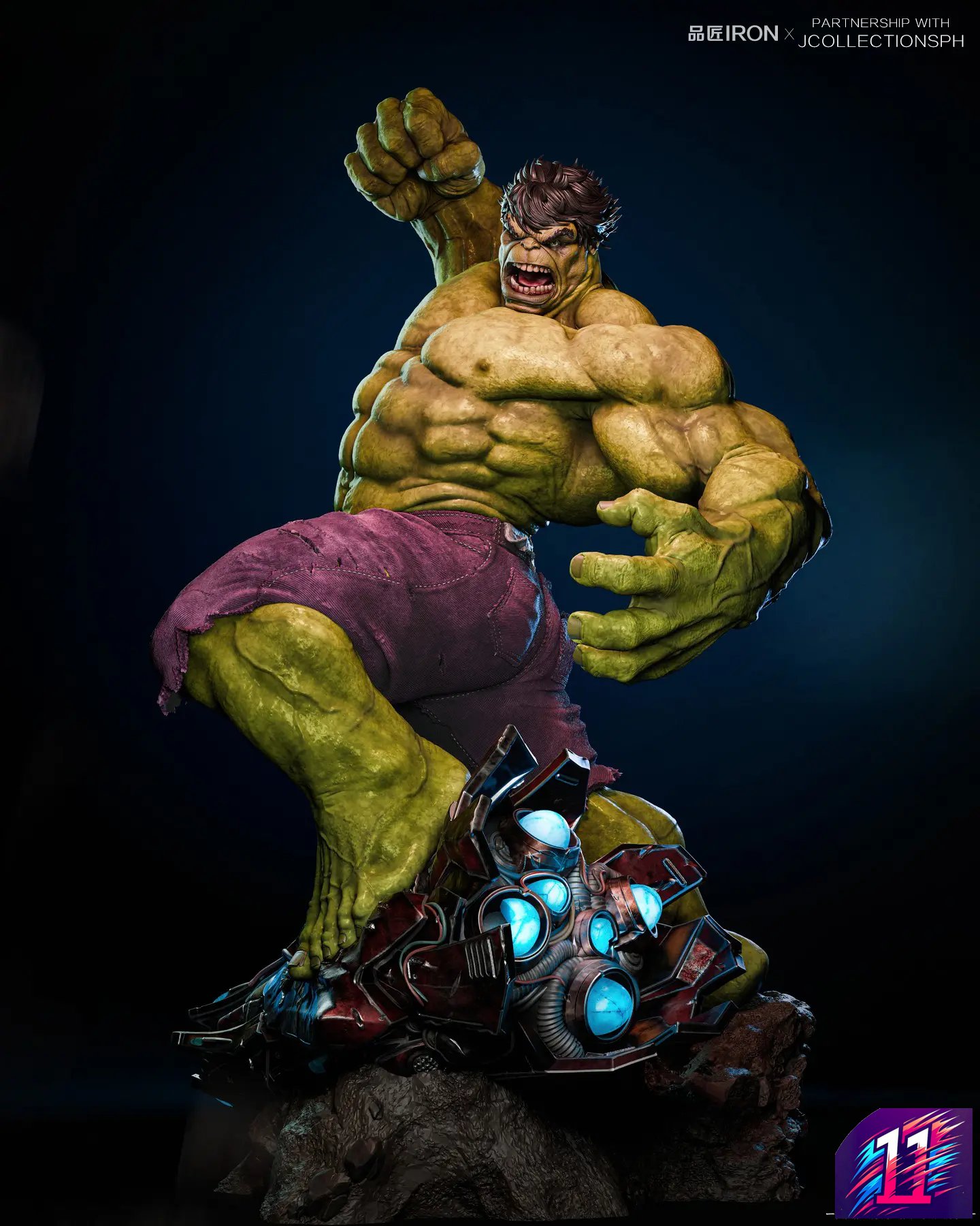IRON Studio X JCOLLECTIONSPH Studio - MQ066 1/4 Hulk Marvel