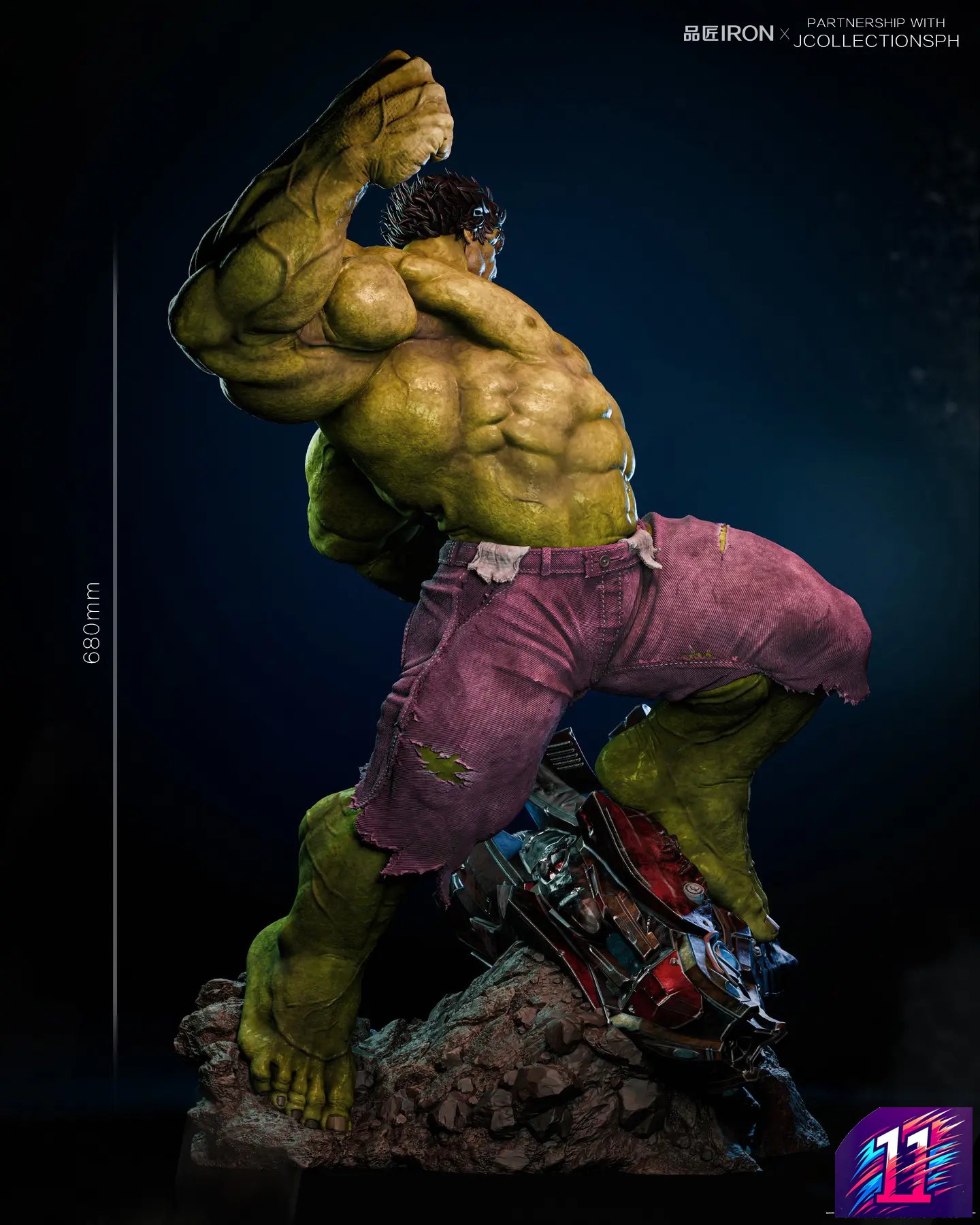 IRON Studio X JCOLLECTIONSPH Studio - MQ066 1/4 Hulk Marvel
