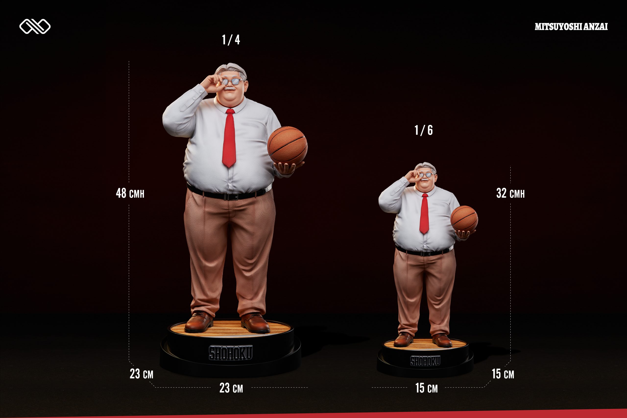 Infinity Studio – Slam Dunk Shohoku Coach Anzai - elevenGK