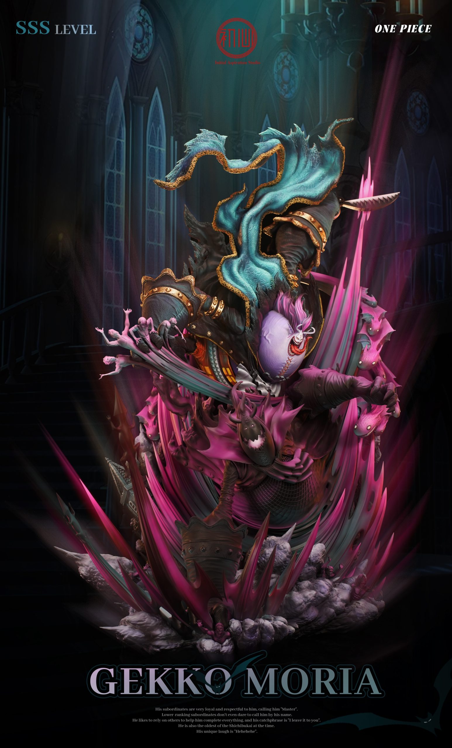 Initial Aspiration Studio - One Piece Seven Warlords of the Sea Series #1 Gekko Moriah