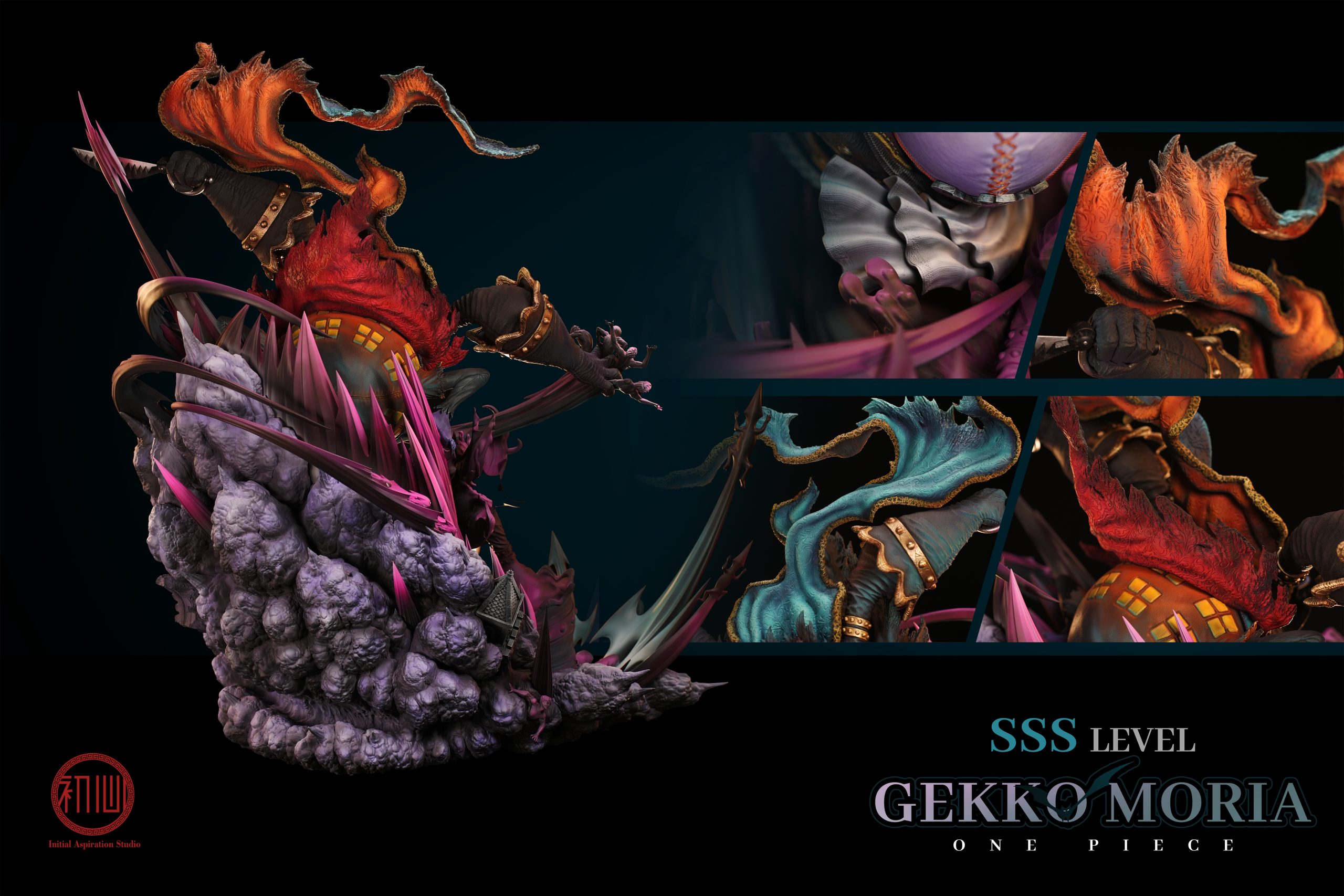 Initial Aspiration Studio - One Piece Seven Warlords of the Sea Series #1 Gekko Moriah