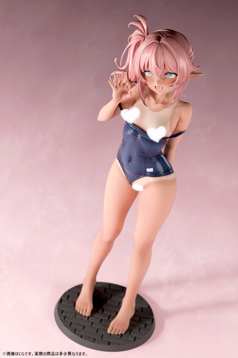 Insight - Nikkan Girl: Tanned Elf in Swimsuit Small Breasts Mina 1/5 Scale Painted Complete Figure (Licensed)