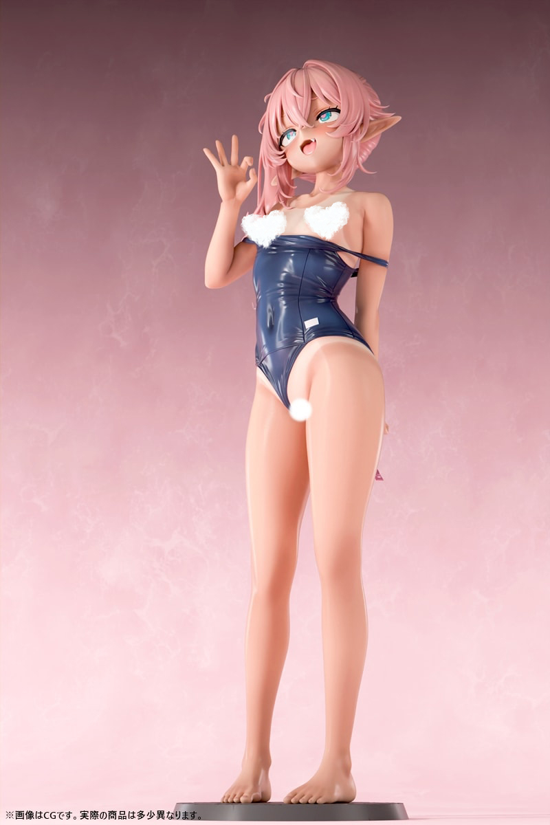 Insight - Nikkan Girl: Tanned Elf in Swimsuit Small Breasts Mina 1/5 Scale Painted Complete Figure (Licensed)