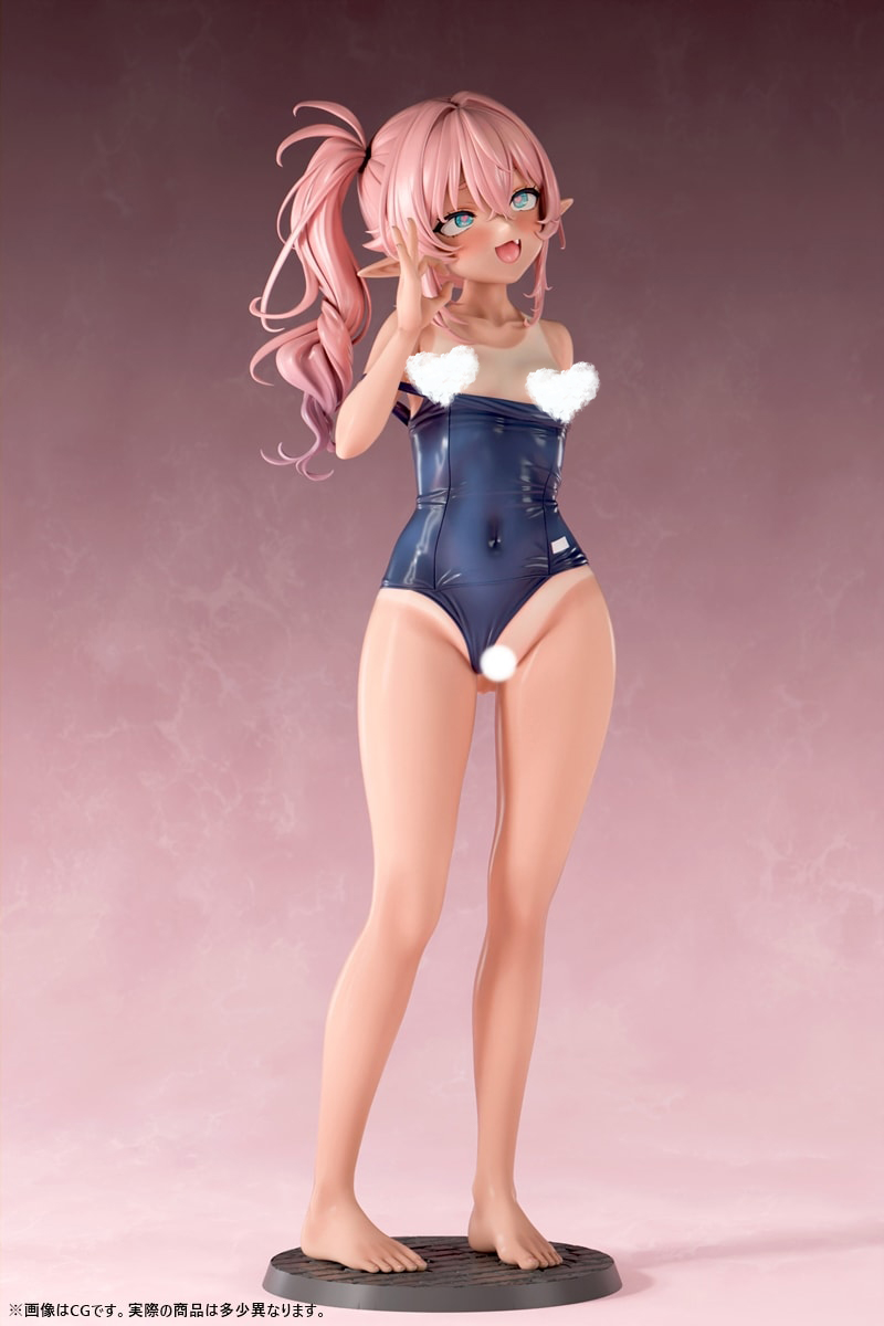Insight - Nikkan Girl: Tanned Elf in Swimsuit Small Breasts Mina 1/5 Scale Painted Complete Figure (Licensed)