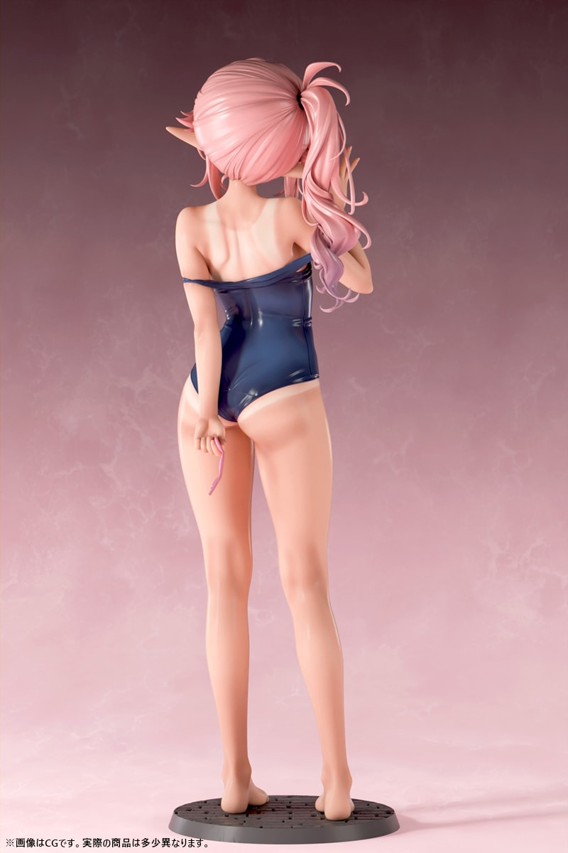 Insight - Nikkan Girl: Tanned Elf in Swimsuit Small Breasts Mina 1/5 Scale Painted Complete Figure (Licensed)