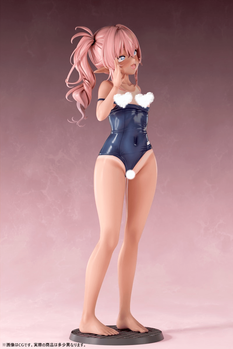 Insight - Nikkan Girl: Tanned Elf in Swimsuit Small Breasts Mina 1/5 Scale Painted Complete Figure (Licensed)