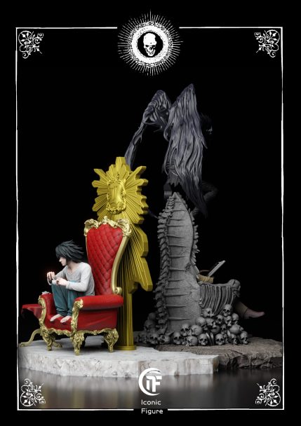 Iconic Figure Studio - Death Note Duel between Geniuses Light Yagami & L Iconic Figure Studio - Death Note Duel between Geniuses Light Yagami & L