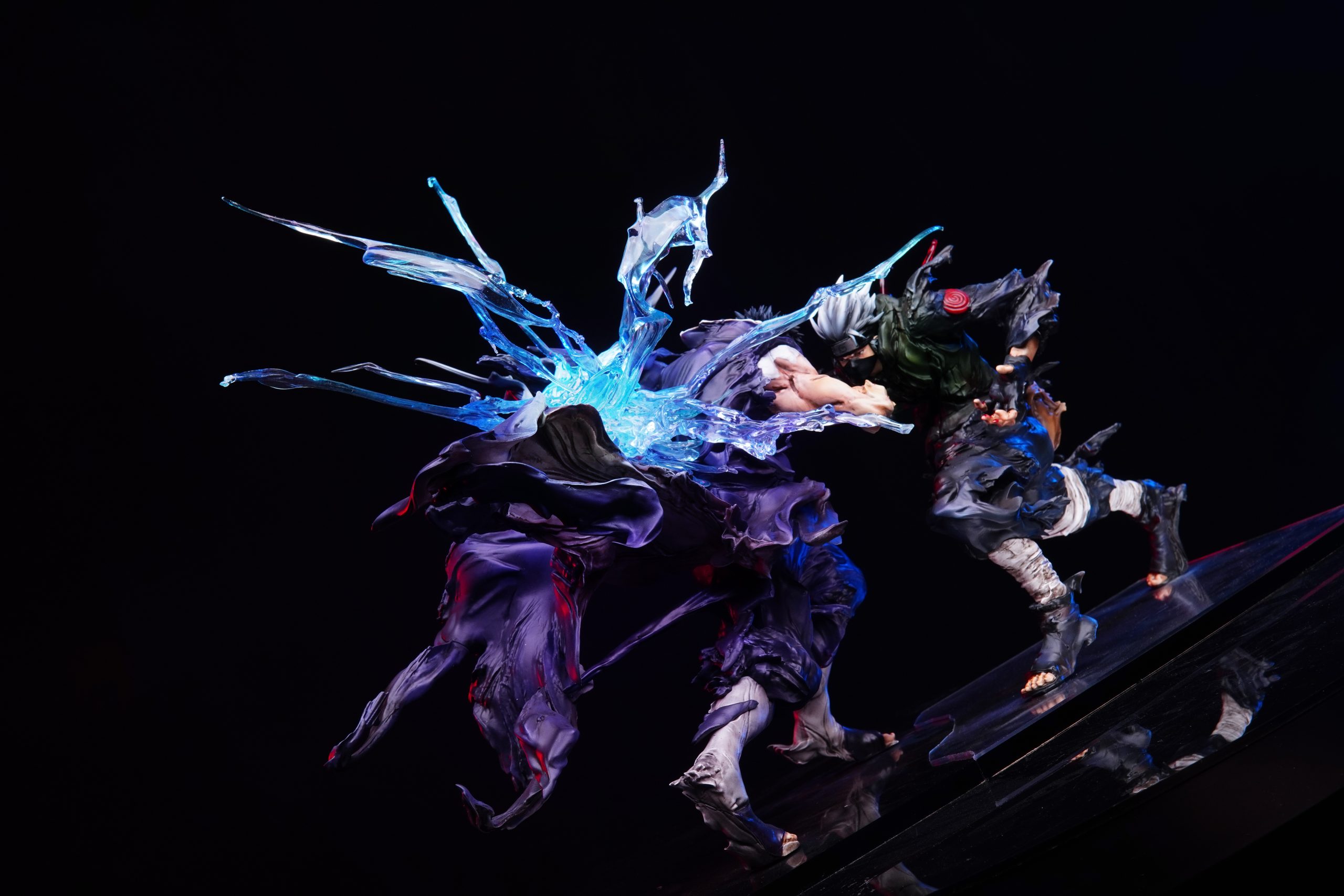 Iron Curtain Studio - Naruto Battle Series 1 Kakashi and Obito%27s Fateful Duel