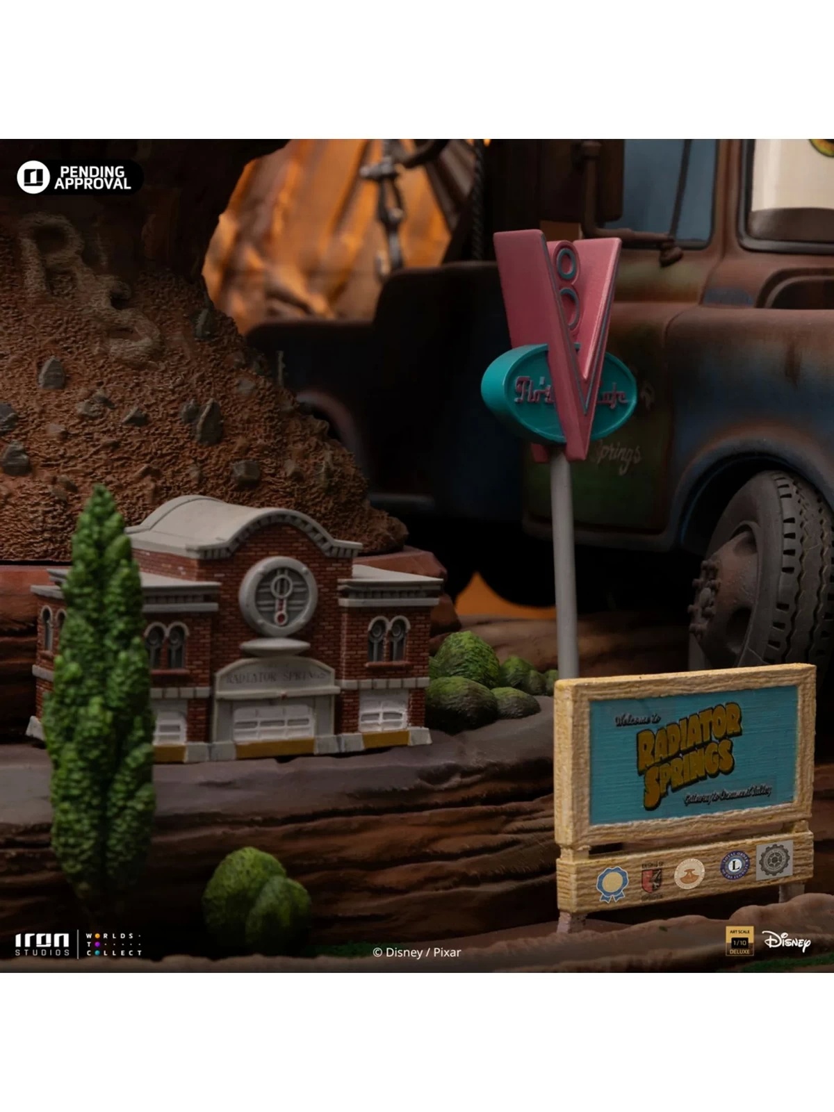 Iron Studio - Cars Lightning McQueen DSNEY114024 DSNEY113924-10 (Licensed)