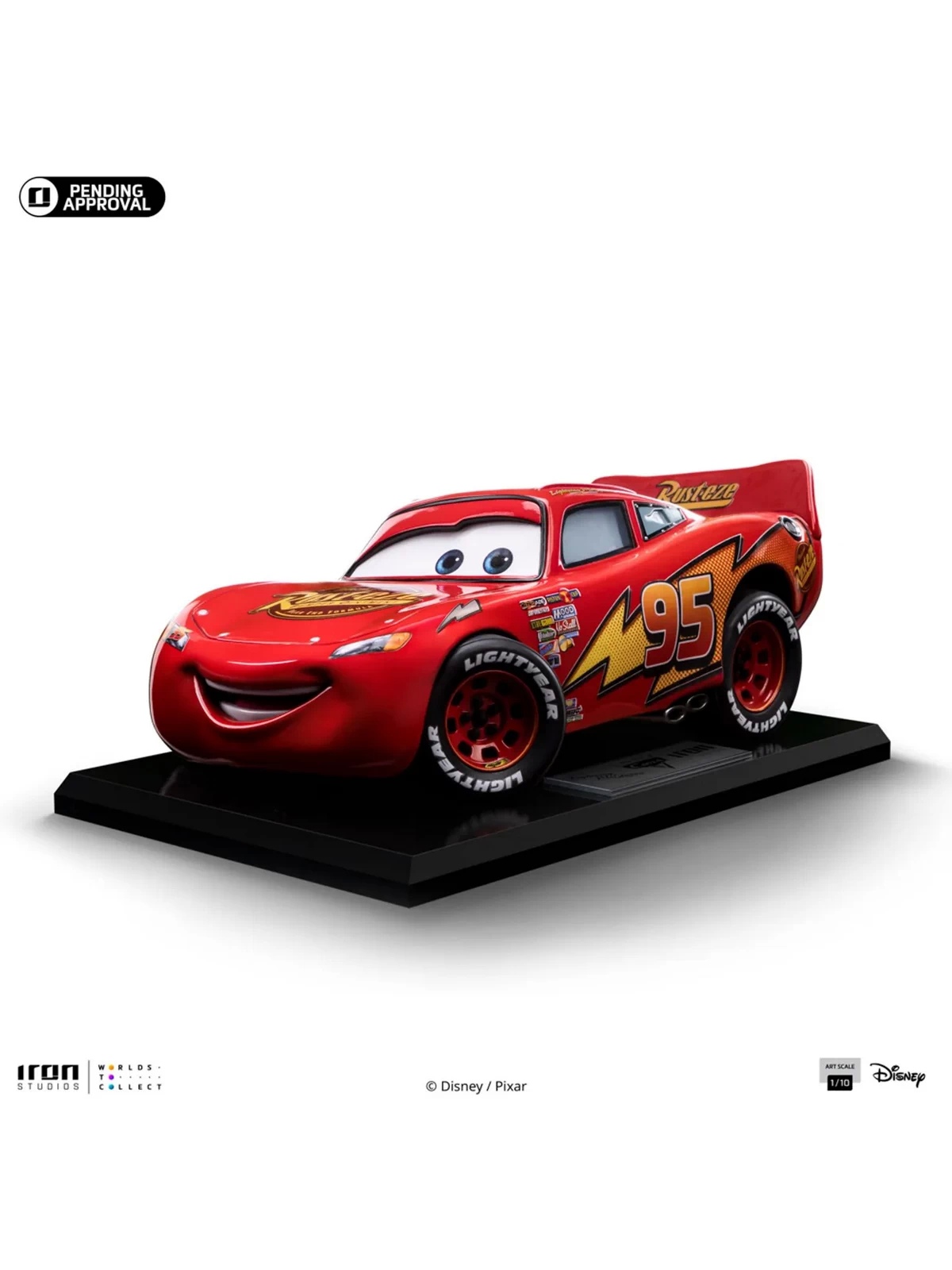 Iron Studio - Cars Lightning McQueen DSNEY114024 DSNEY113924-10 (Licensed)
