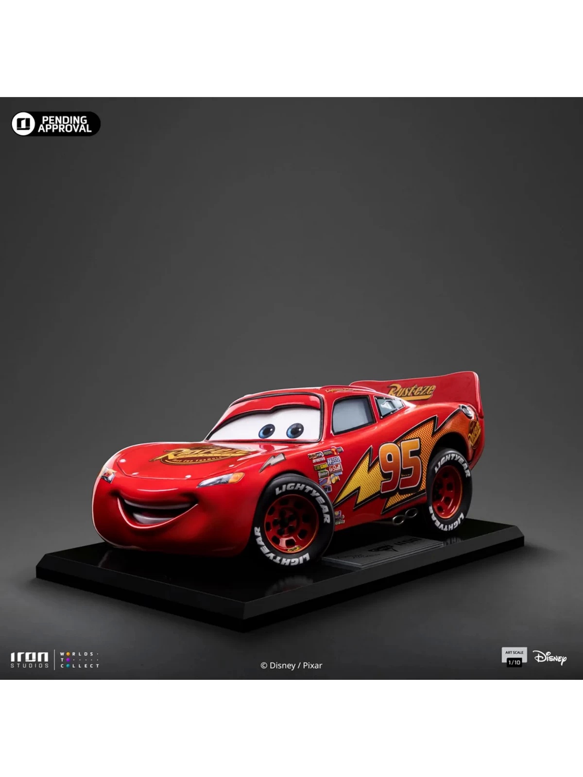 Iron Studio - Cars Lightning McQueen DSNEY114024 DSNEY113924-10 (Licensed)