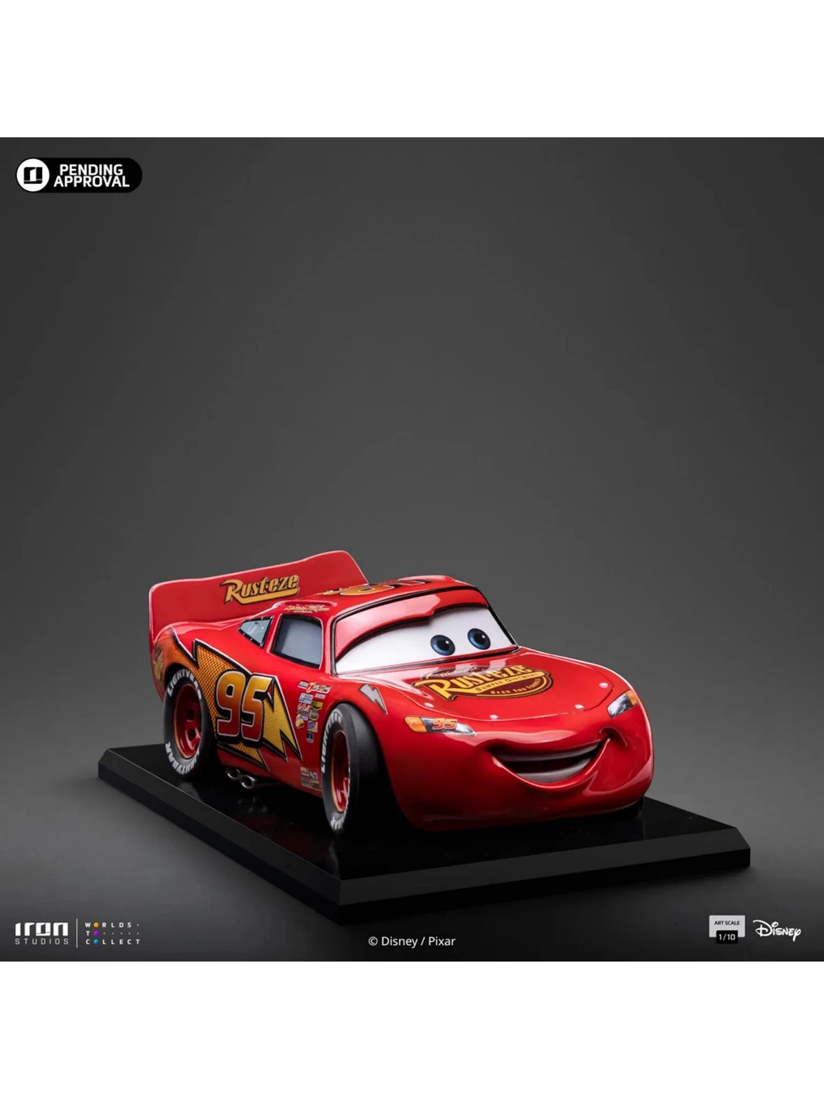 Iron Studio - Cars Lightning McQueen DSNEY114024 DSNEY113924-10 (Licensed)
