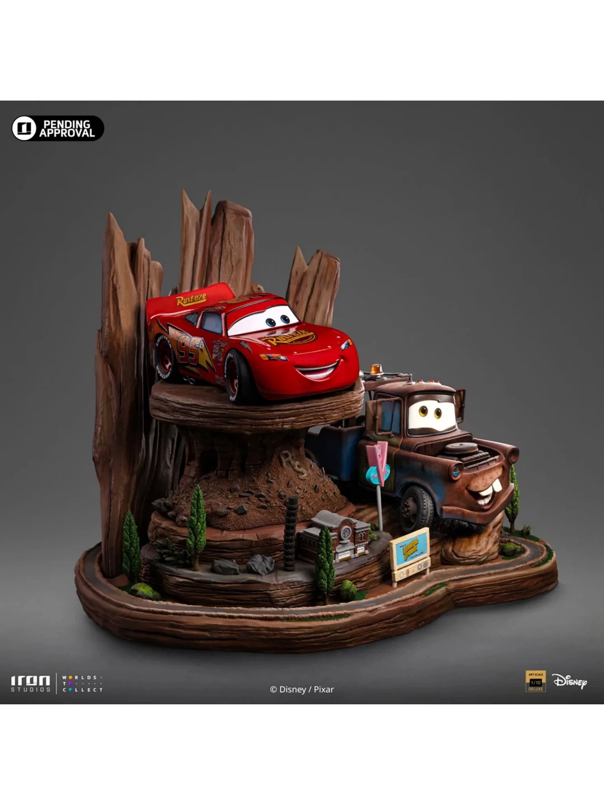 Iron Studio - Cars Lightning McQueen DSNEY114024 DSNEY113924-10 (Licensed)