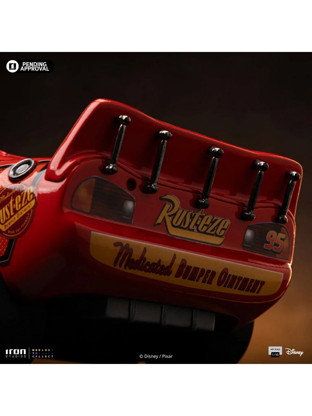 Iron Studio - Cars Lightning McQueen DSNEY114024 DSNEY113924-10 (Licensed)