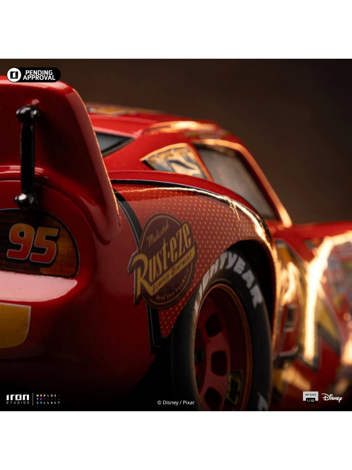 Iron Studio - Cars Lightning McQueen DSNEY114024 DSNEY113924-10 (Licensed)