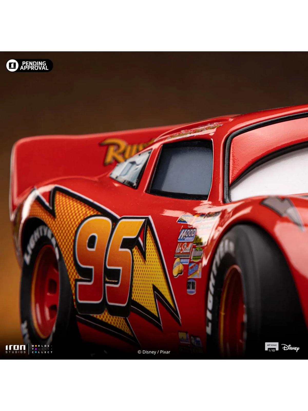 Iron Studio - Cars Lightning McQueen DSNEY114024 DSNEY113924-10 (Licensed)