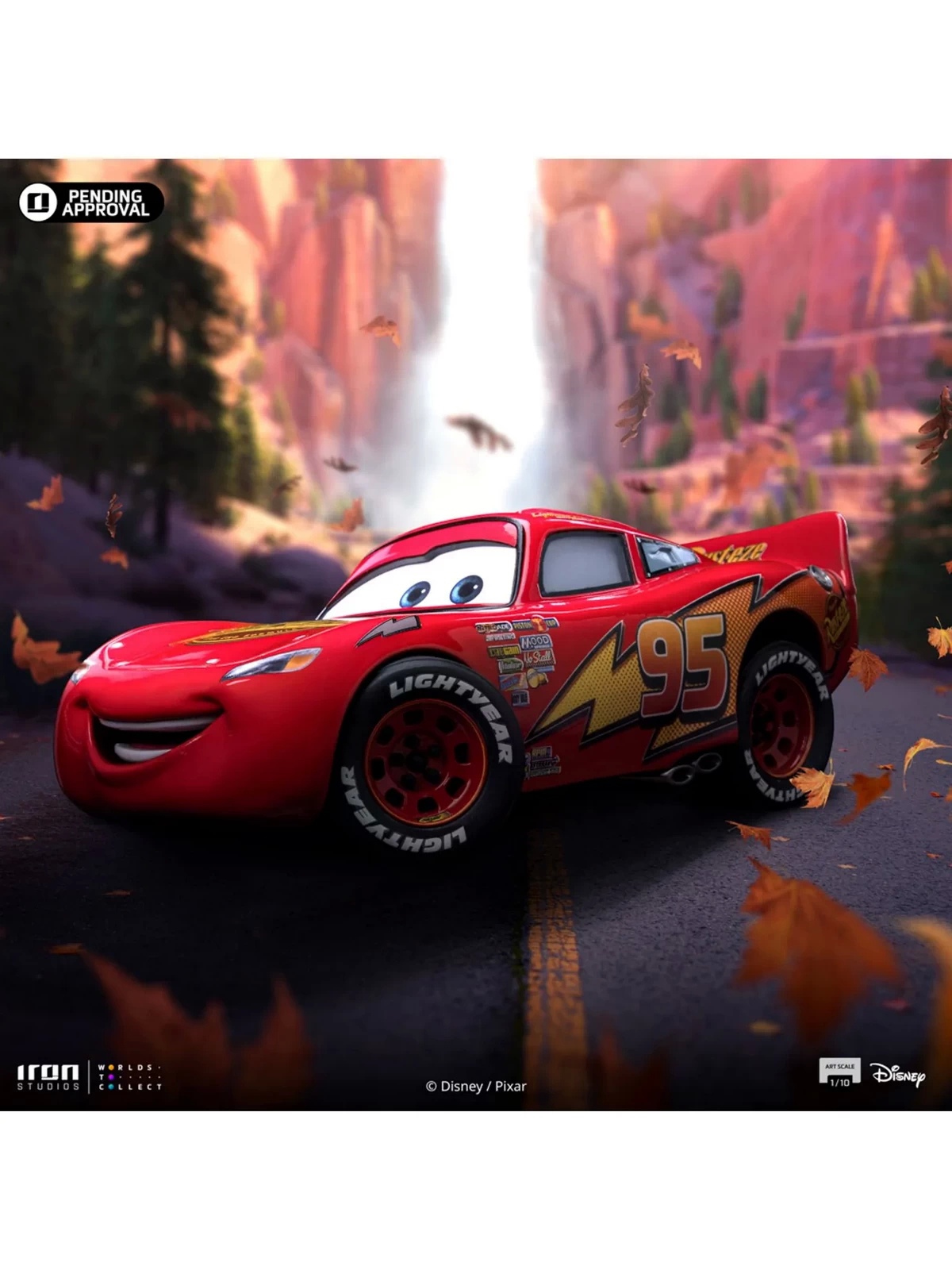 Iron Studio - Cars Lightning McQueen DSNEY114024 DSNEY113924-10 (Licensed)