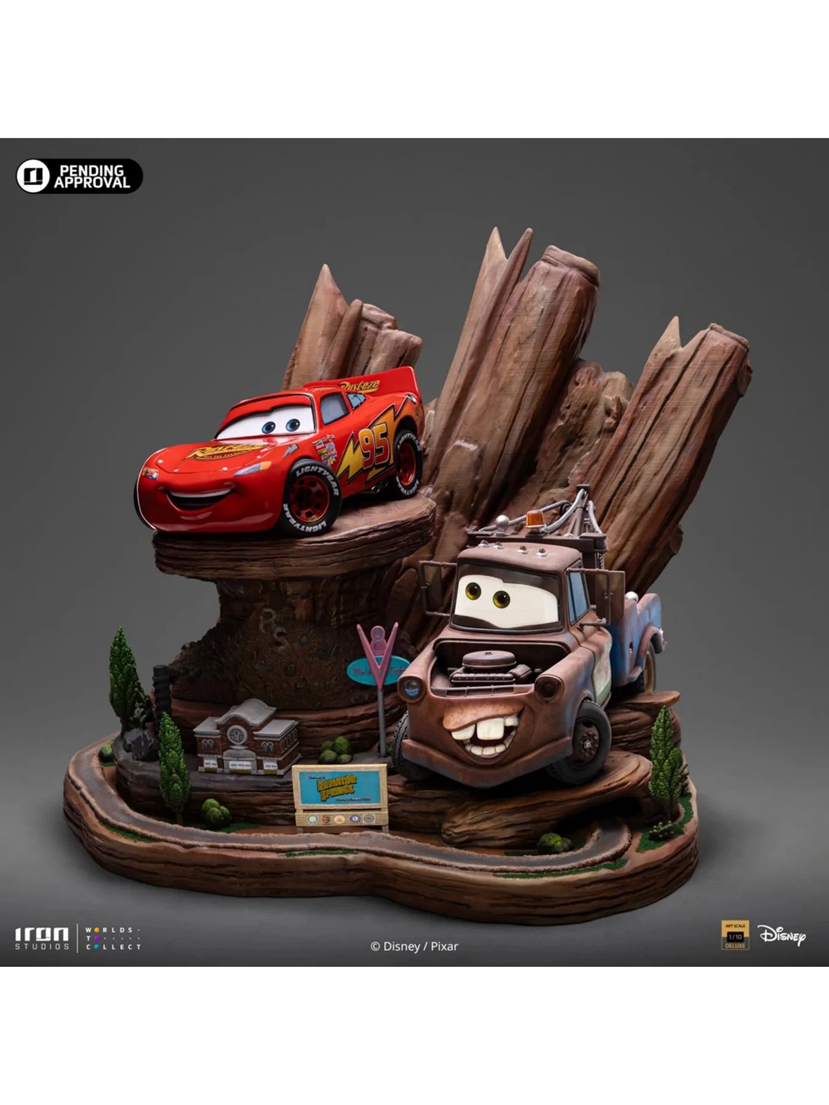 Iron Studio - Cars Lightning McQueen DSNEY114024 DSNEY113924-10 (Licensed)