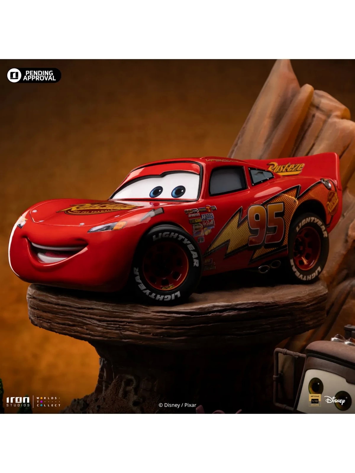 Iron Studio - Cars Lightning McQueen DSNEY114024 DSNEY113924-10 (Licensed)