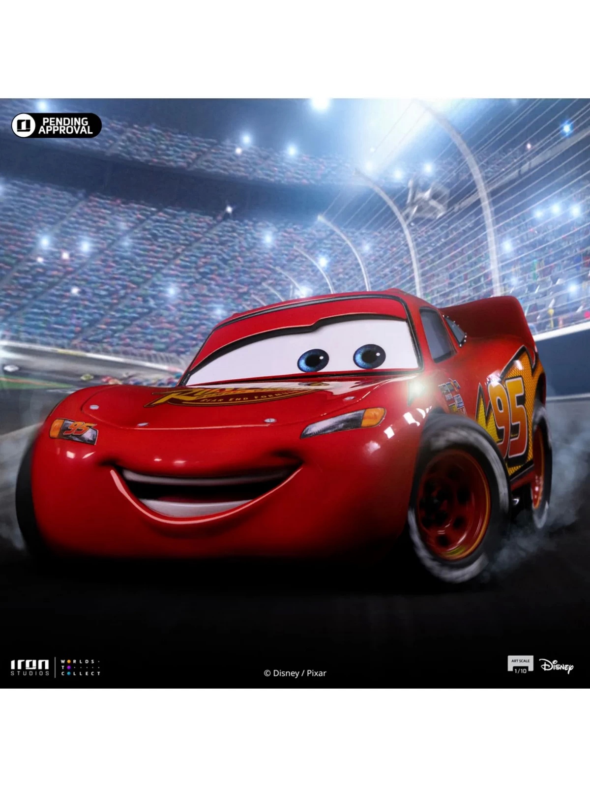 Iron Studio - Cars Lightning McQueen DSNEY114024 DSNEY113924-10 (Licensed)