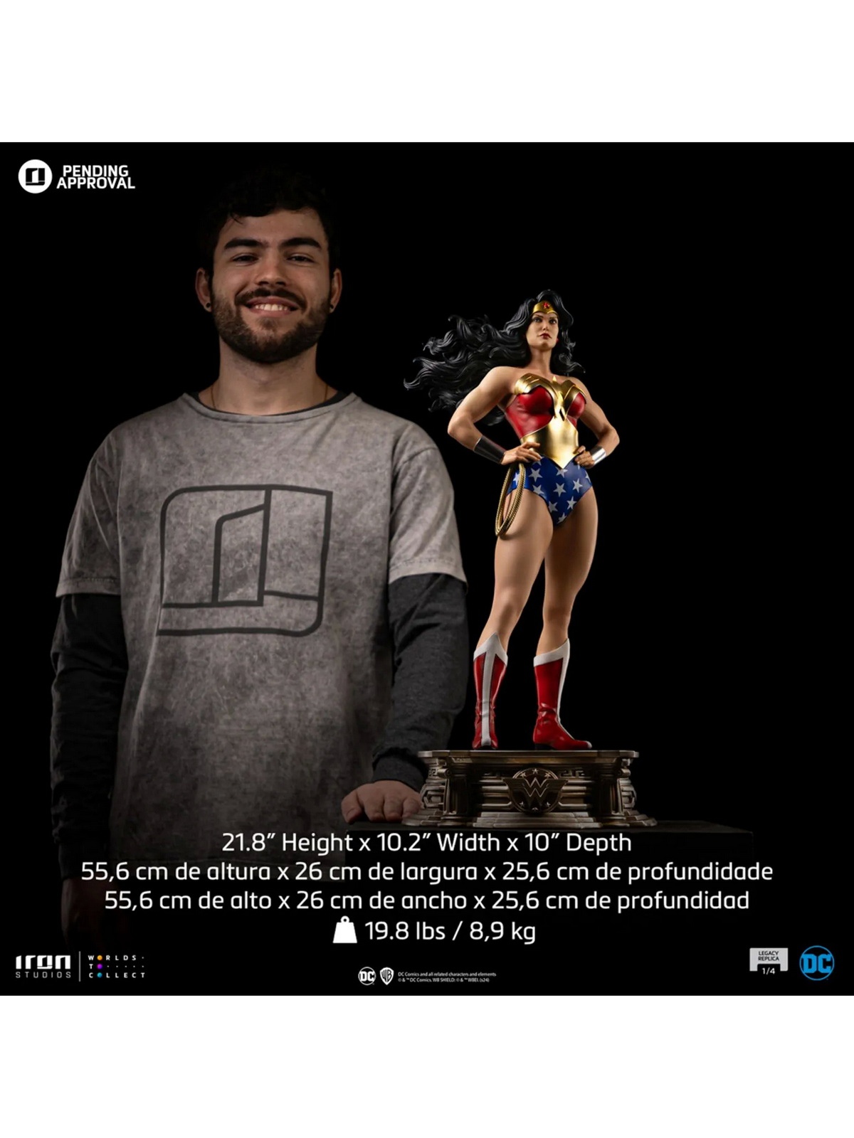 Iron Studio - DC Comics Wonder Woman Statue DCCDCG115124-10 (Licensed)