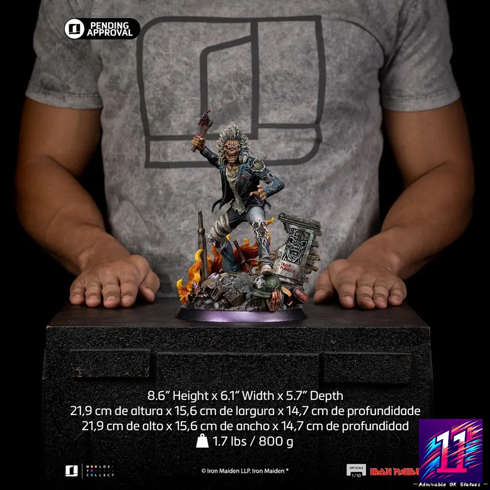 Iron Studio - Iron Maiden Eddie 1/10 Art Scale IRONMD124925-10 (Licensed)