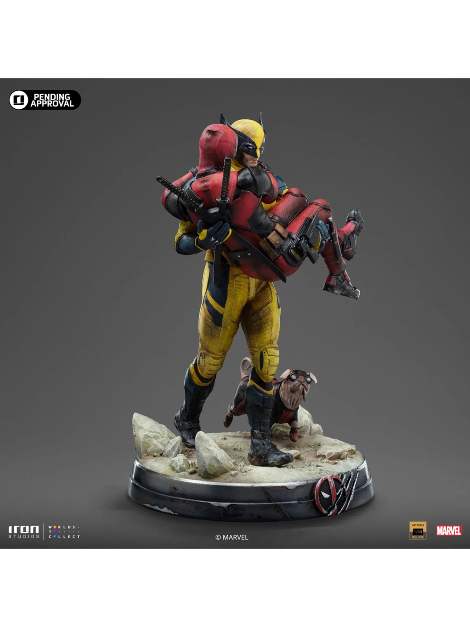 ゴッコ堂　ソフビ　ウルバリン MARVEL Wolverine ヒキダシトイ×ゴッコ堂 -MARVEL [ウルヴァリン] イエロー/ブルー