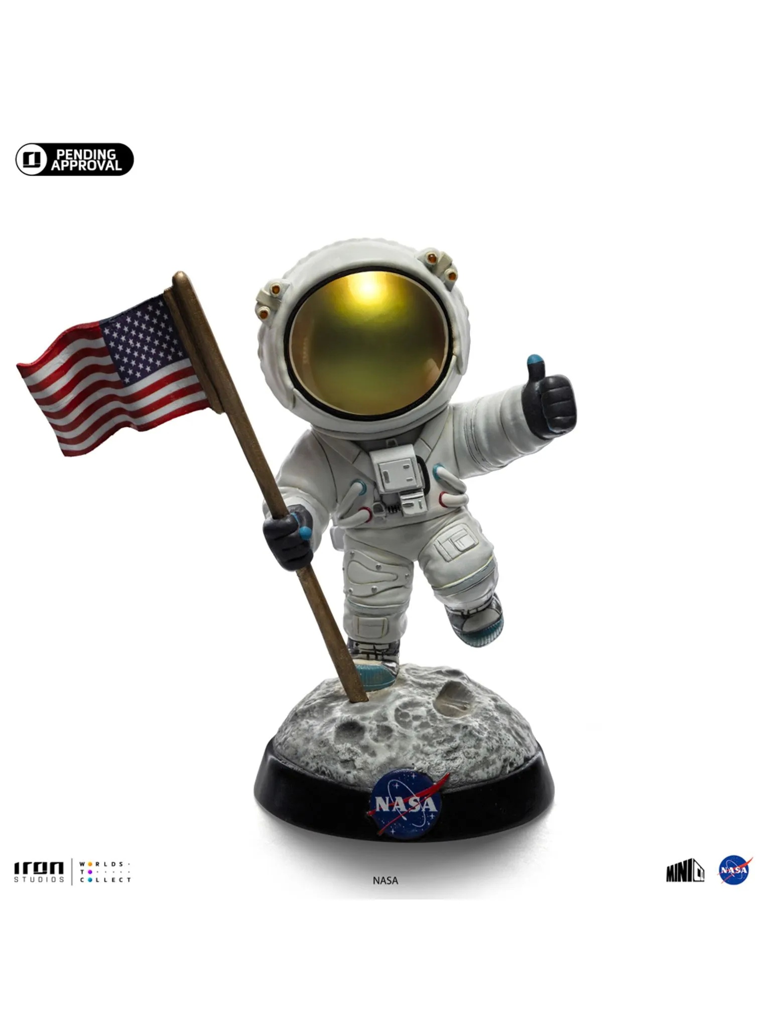 Iron Studio - Marvel MiniCo Series Spider-Man & Splinter & Apollo 11 Astronaut & Captain America (Licensed)