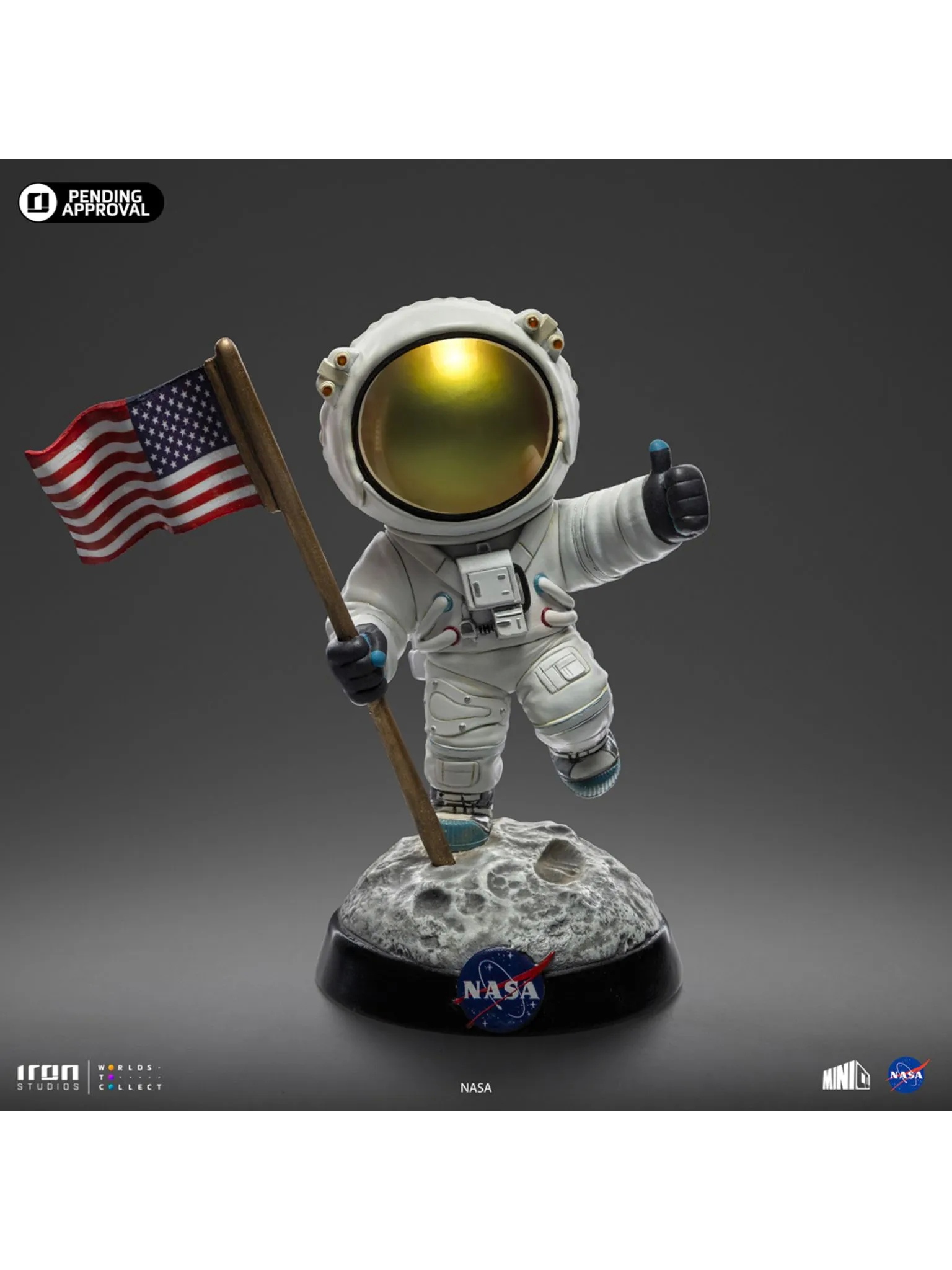 Iron Studio - Marvel MiniCo Series Spider-Man & Splinter & Apollo 11 Astronaut & Captain America (Licensed)