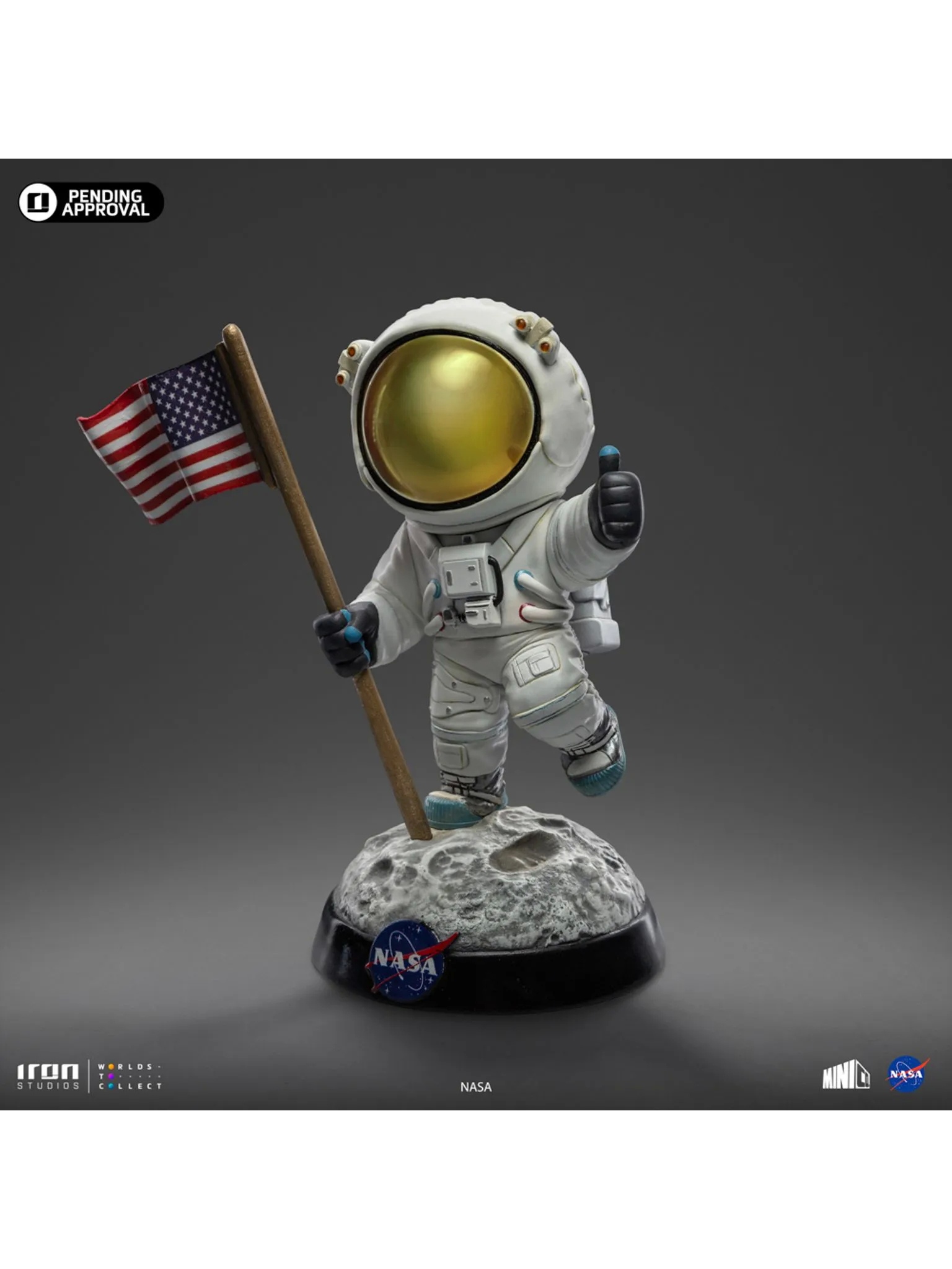 Iron Studio - Marvel MiniCo Series Spider-Man & Splinter & Apollo 11 Astronaut & Captain America (Licensed)