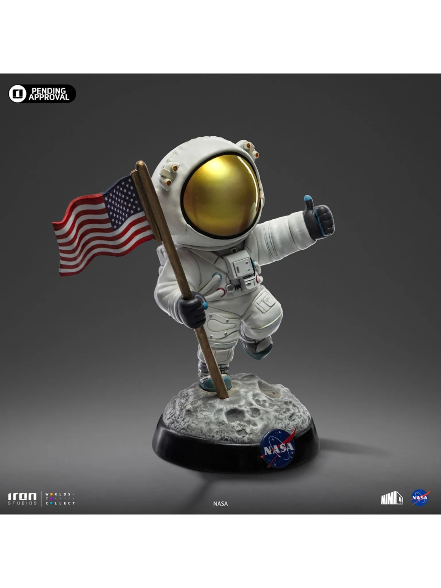 Iron Studio - Marvel MiniCo Series Spider-Man & Splinter & Apollo 11 Astronaut & Captain America (Licensed)