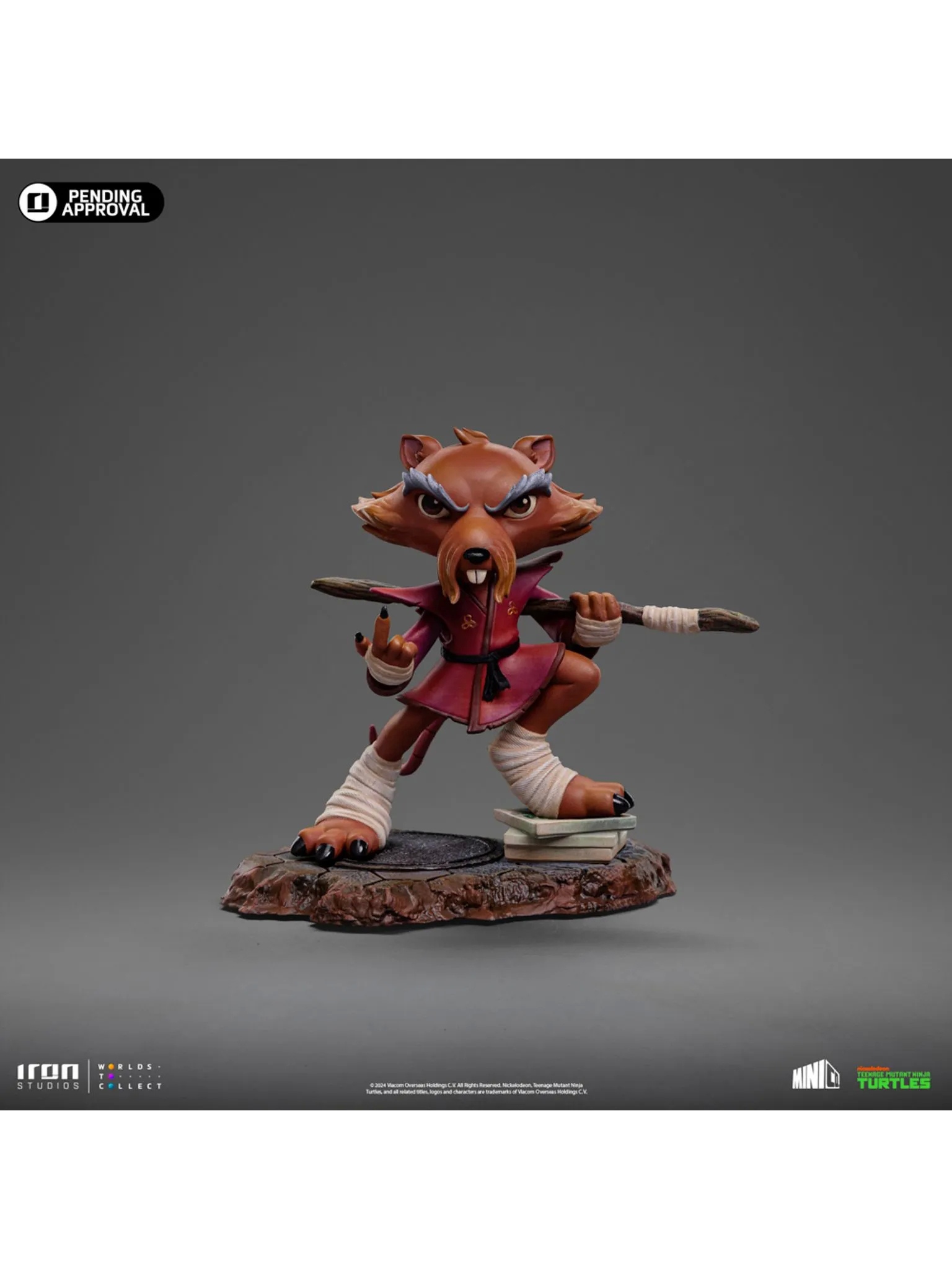 Iron Studio - Marvel MiniCo Series Spider-Man & Splinter & Apollo 11 Astronaut & Captain America (Licensed)