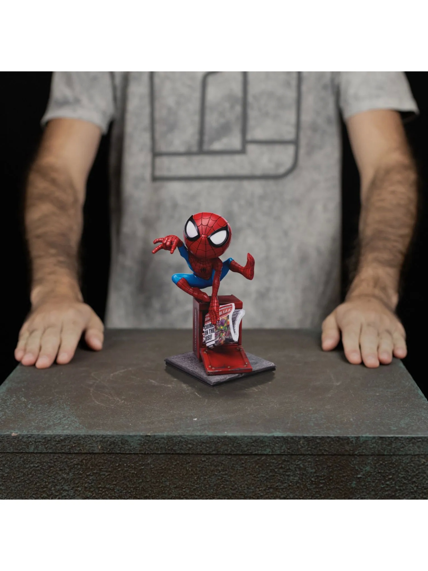 Iron Studio - Marvel MiniCo Series Spider-Man & Splinter & Apollo 11 Astronaut & Captain America (Licensed)