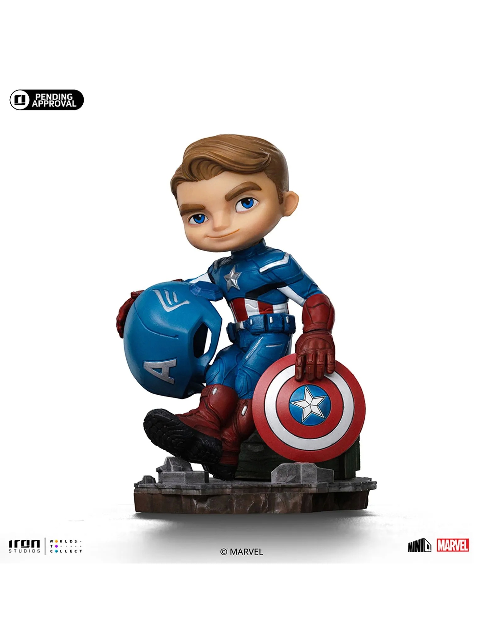 Iron Studio - Marvel MiniCo Series Spider-Man & Splinter & Apollo 11 Astronaut & Captain America (Licensed)