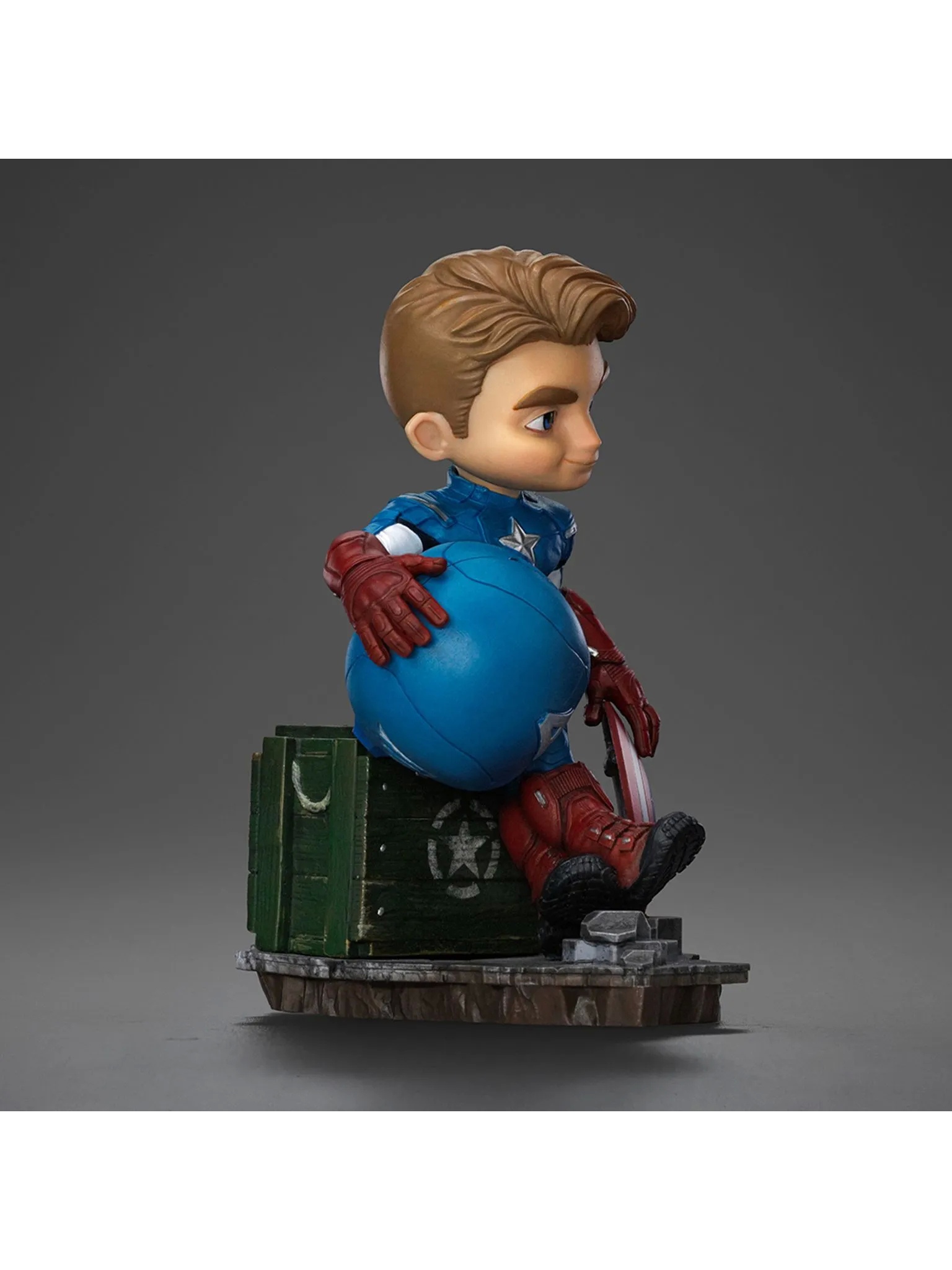 Iron Studio - Marvel MiniCo Series Spider-Man & Splinter & Apollo 11 Astronaut & Captain America (Licensed)