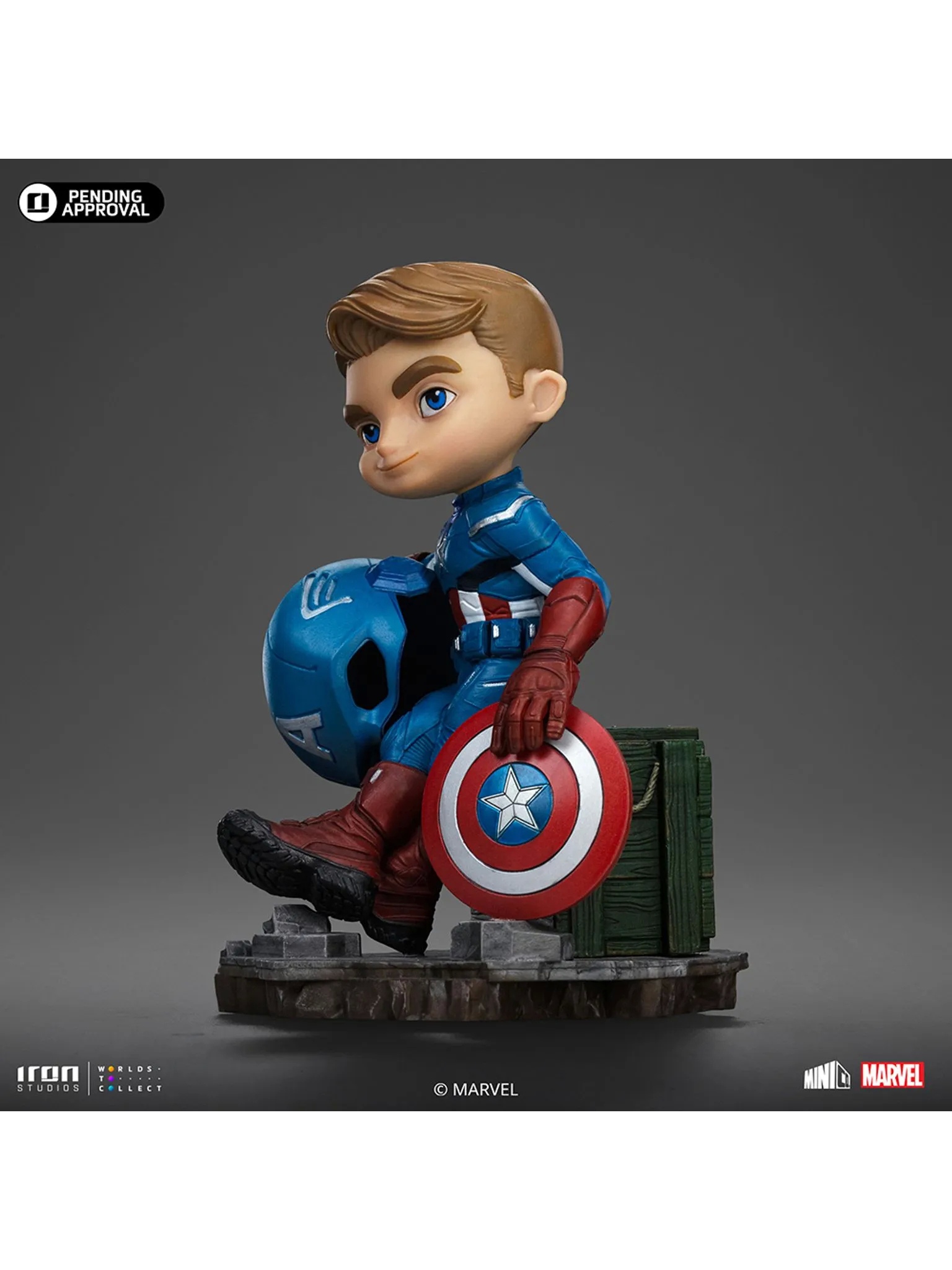 Iron Studio - Marvel MiniCo Series Spider-Man & Splinter & Apollo 11 Astronaut & Captain America (Licensed)