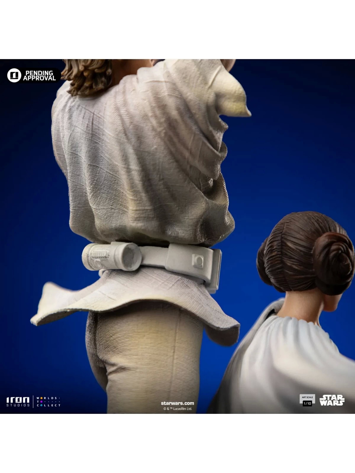 Iron Studio - Star Wars 1/10 Luke and Leia Statue LUCSWR115624-10 (Licensed)