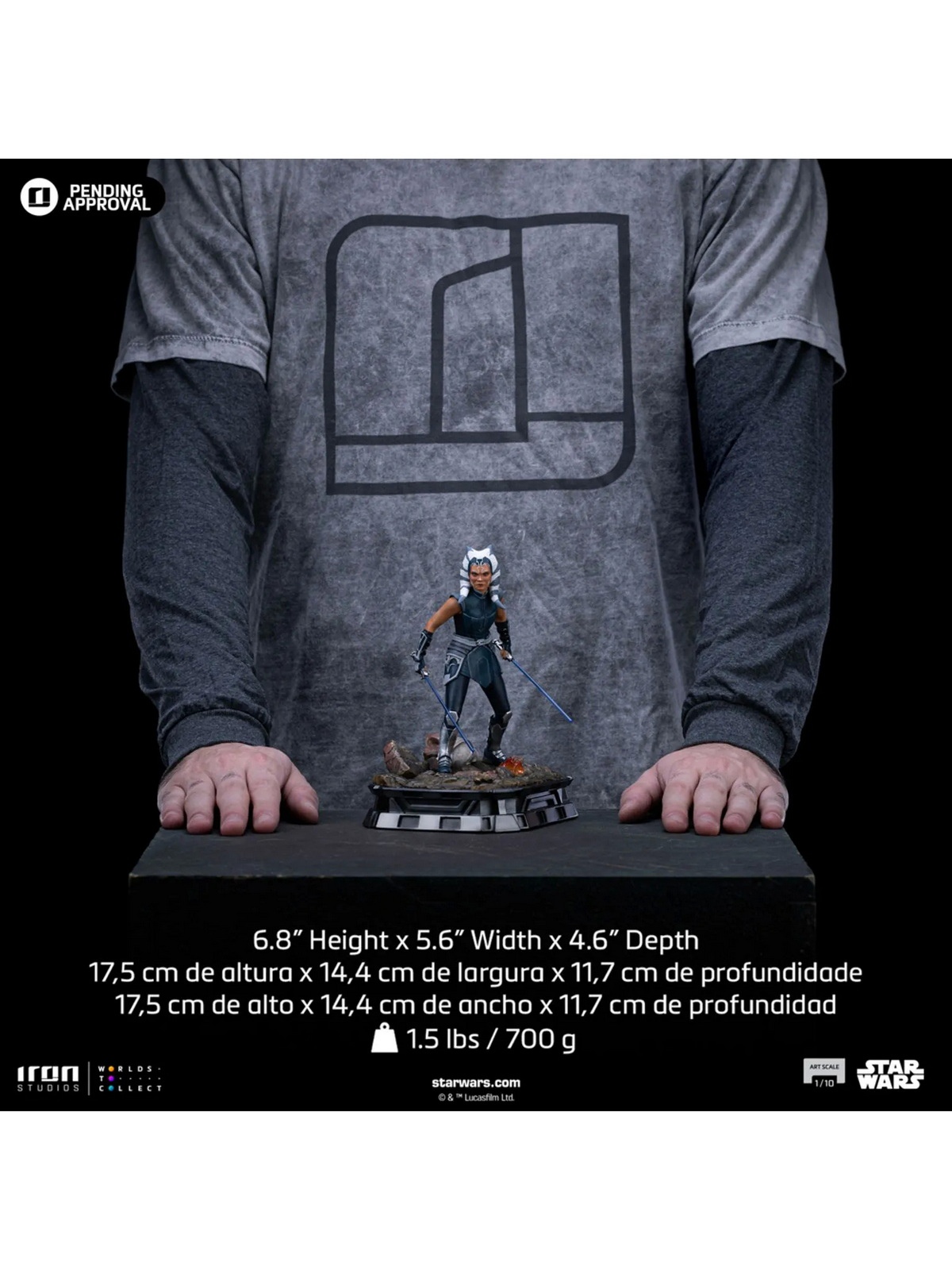 Iron Studio - Star Wars LUCSWR105324 Ahsoka Tano & LUCSWR105224 Anakin Skywalker (Licensed)