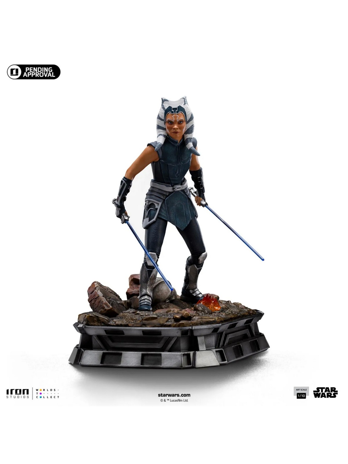Iron Studio - Star Wars LUCSWR105324 Ahsoka Tano & LUCSWR105224 Anakin Skywalker (Licensed)
